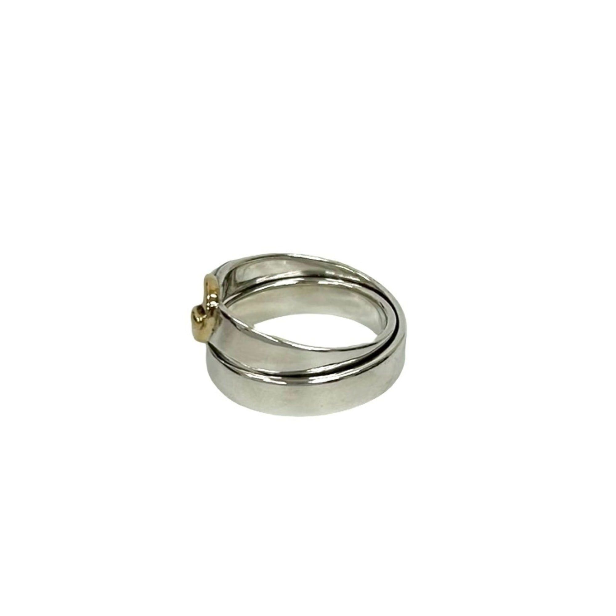 Hermes HERMES Double True Ring, Sterling Silver 925 and 18K Gold, Size 8, 70579 Size ONE SIZE - 4 Thumbnail