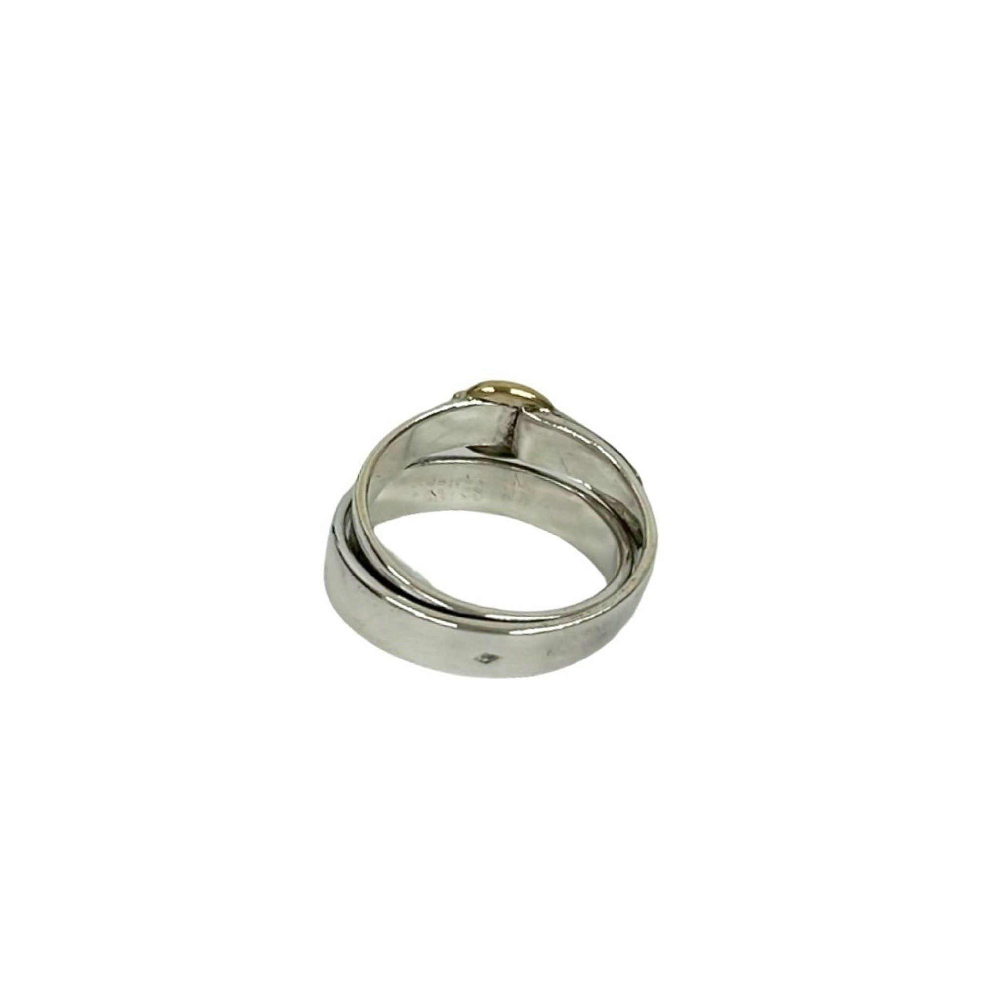 Hermes HERMES Double True Ring, Sterling Silver 925 and 18K Gold, Size 8, 70579 Size ONE SIZE - 6 Thumbnail