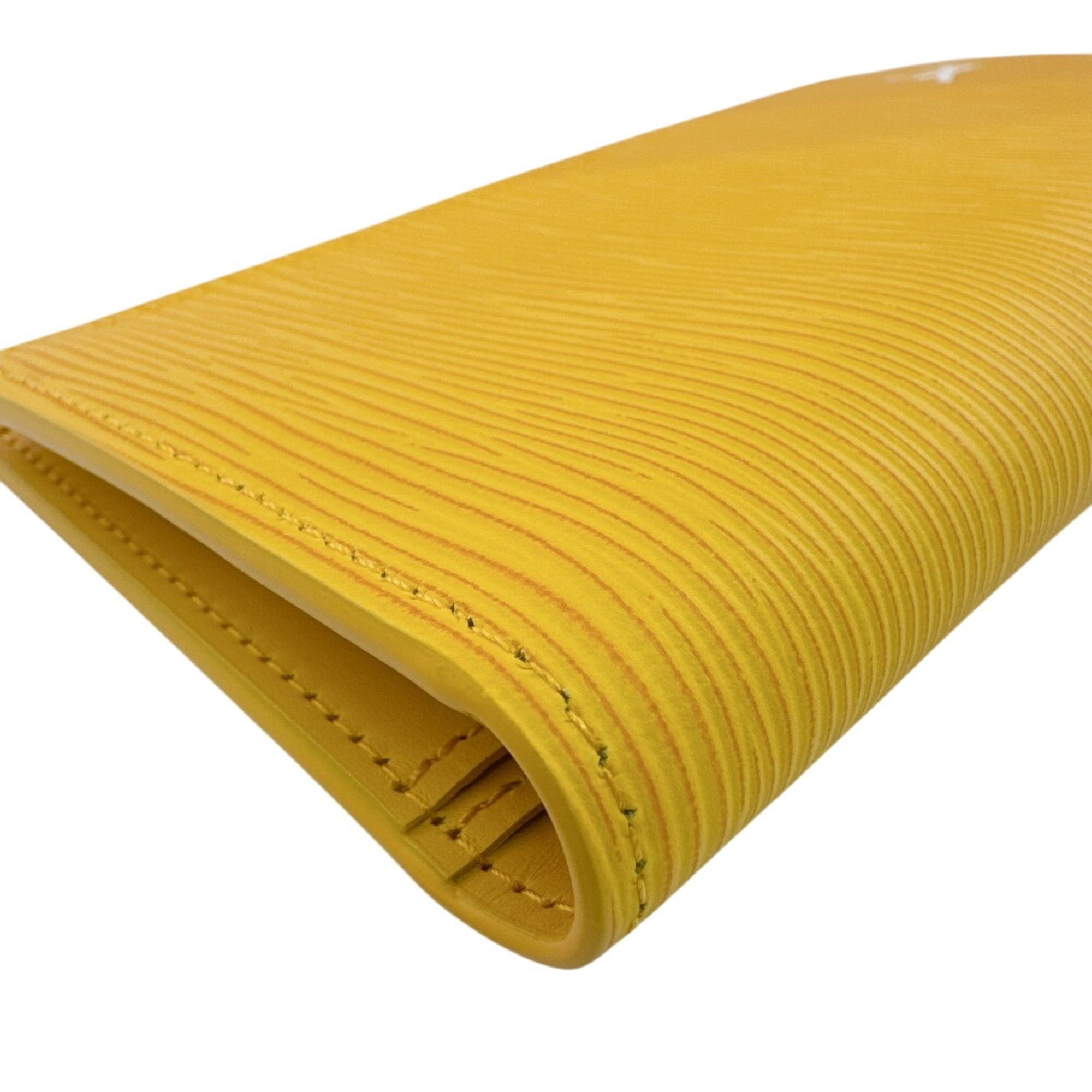 Louis Vuitton Louis Vuitton M25800 Portefeuille Brazza Epi Long Wallet, Card Holder, Coin Purse, Yellow Size ONE SIZE - 3 Thumbnail