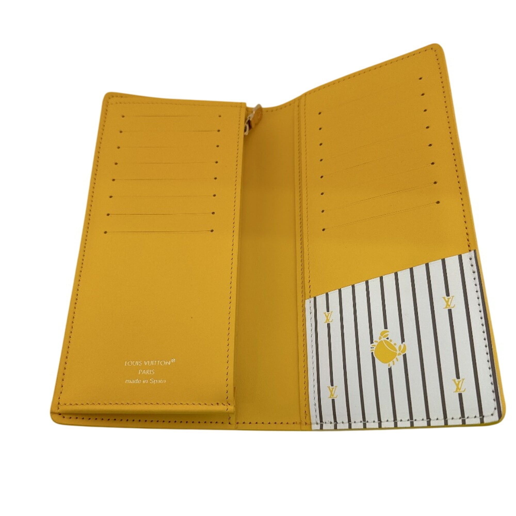 Louis Vuitton Louis Vuitton M25800 Portefeuille Brazza Epi Long Wallet, Card Holder, Coin Purse, Yellow Size ONE SIZE - 7 Thumbnail