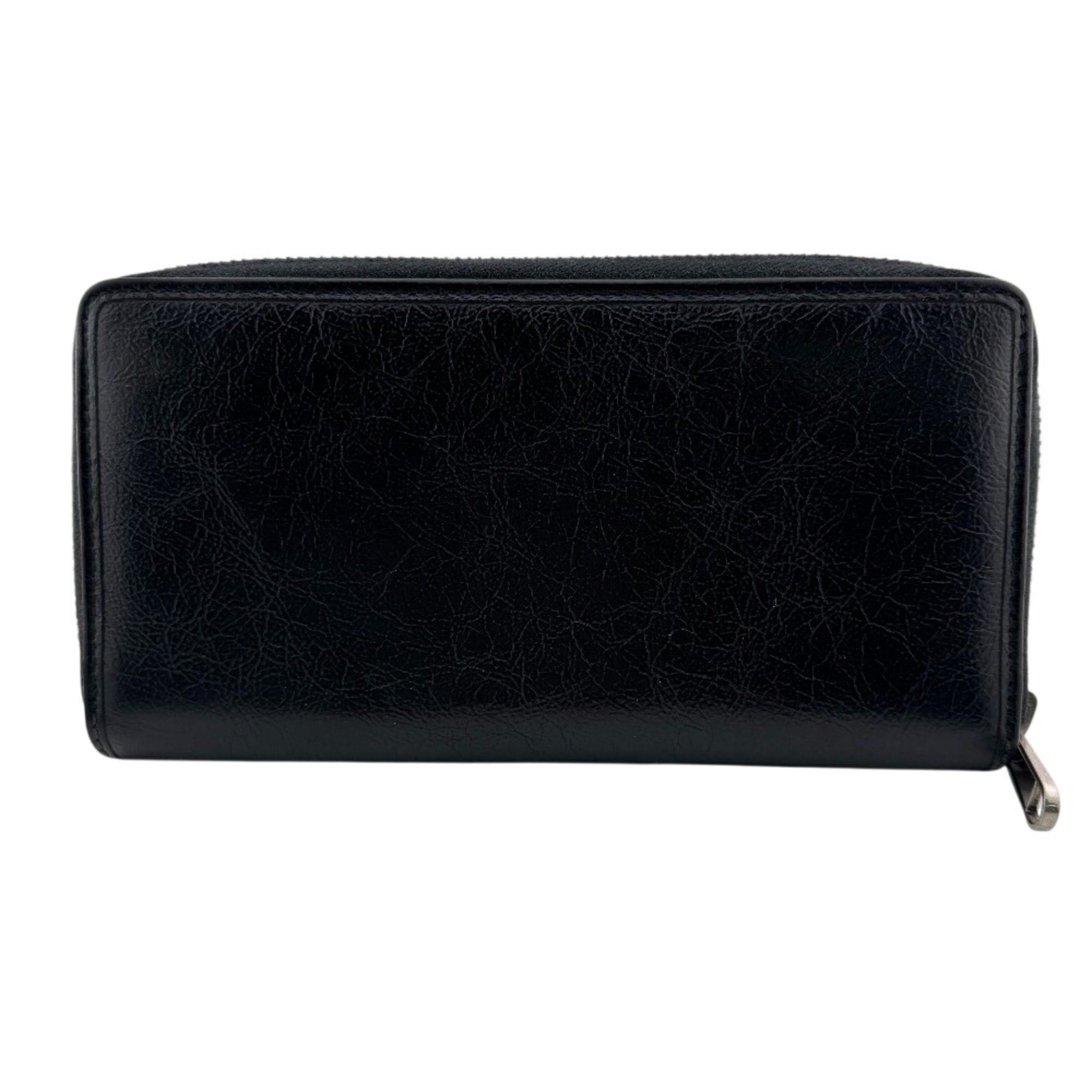 Gucci GUCCI 575988 Round Zip Interlocking G Long Wallet, Card Holder, Coin Purse, Black Size ONE SIZE - 2 Thumbnail
