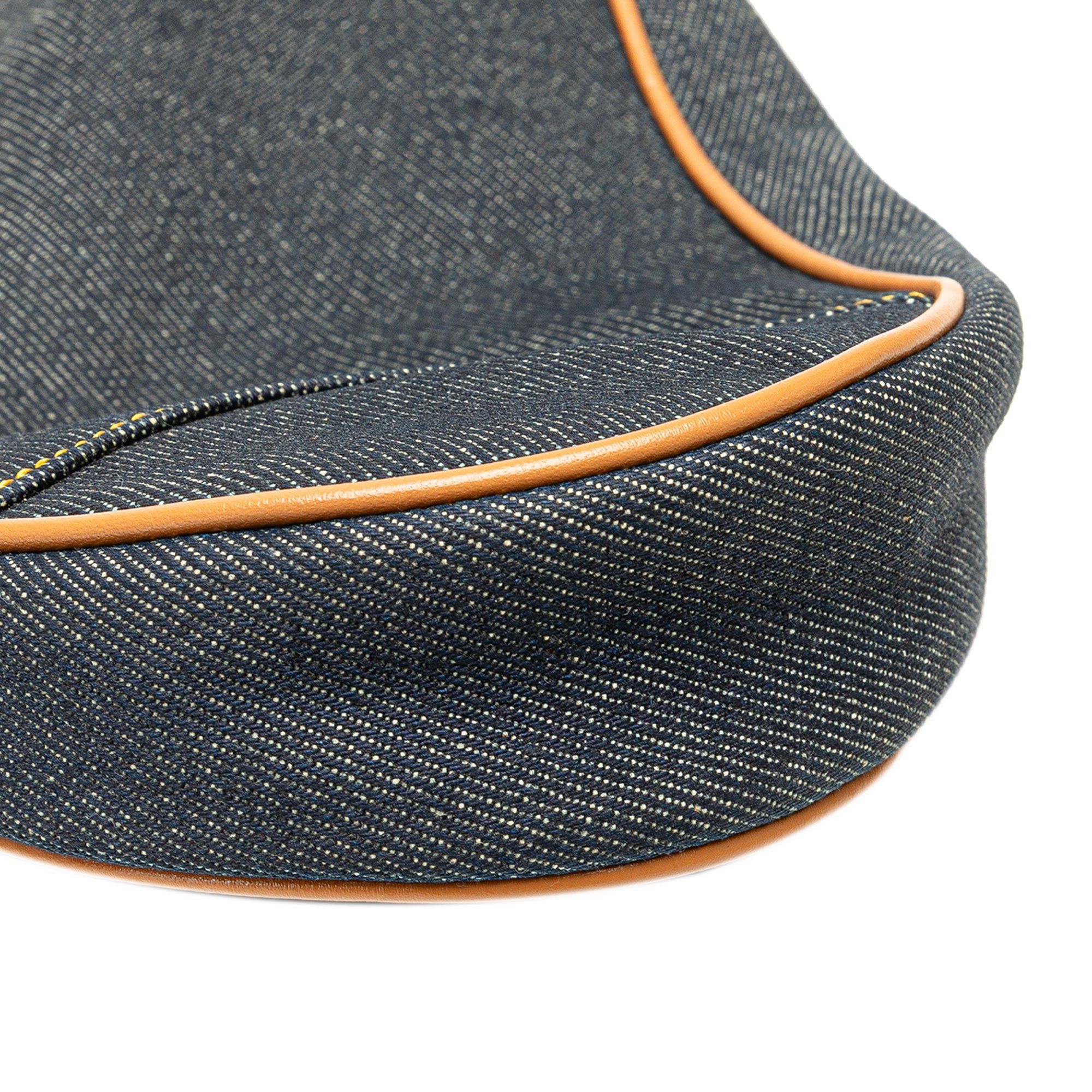 Dior Mini Denim Saddle Pochette Size ONE SIZE - 7 Thumbnail