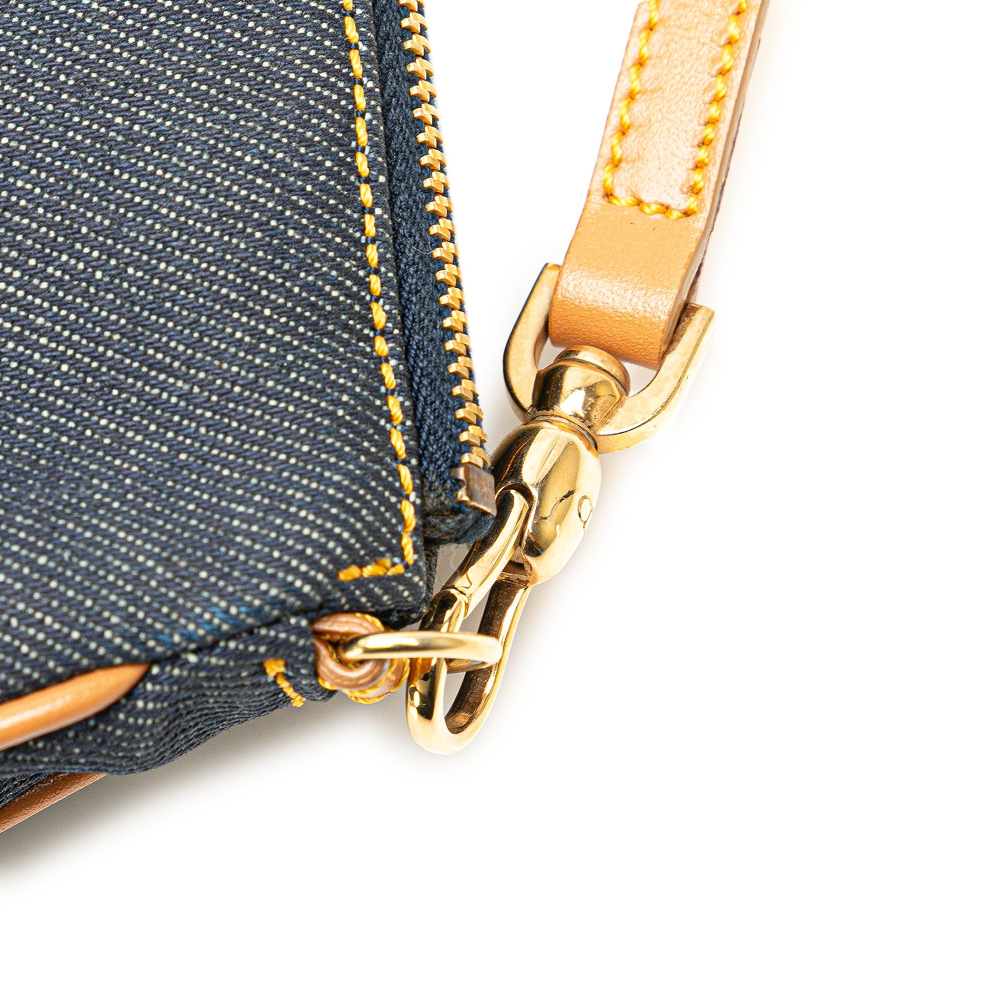 Dior Mini Denim Saddle Pochette Size ONE SIZE - 9 Thumbnail