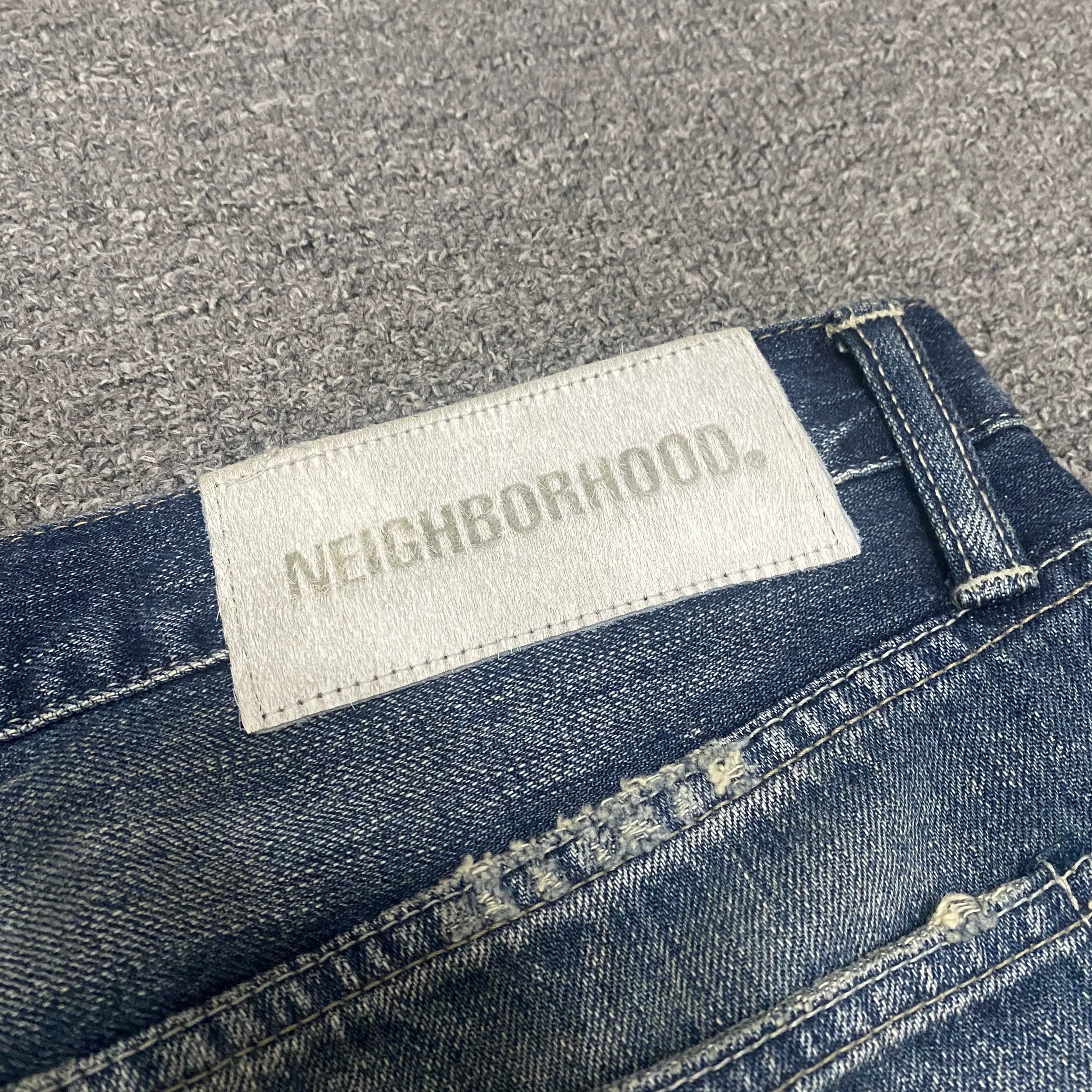 Neighborhood NEIGHBORHOOD 22SS Scratch Denim Size US 40 / EU 56 - 6 Thumbnail