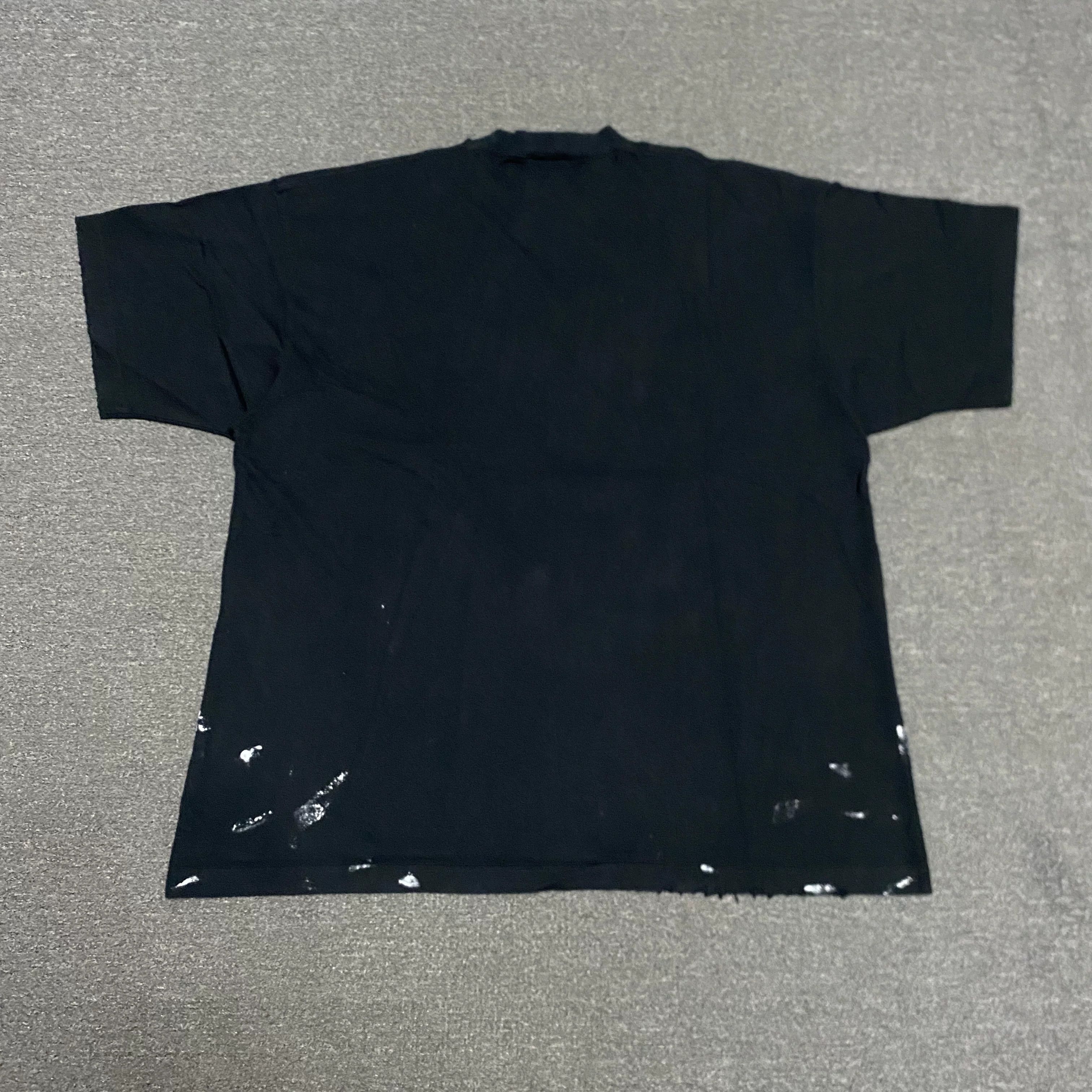Balenciaga Balenciaga Flame Lightning Splatter Tee Size US M / EU 48-50 / 2 - 3 Thumbnail