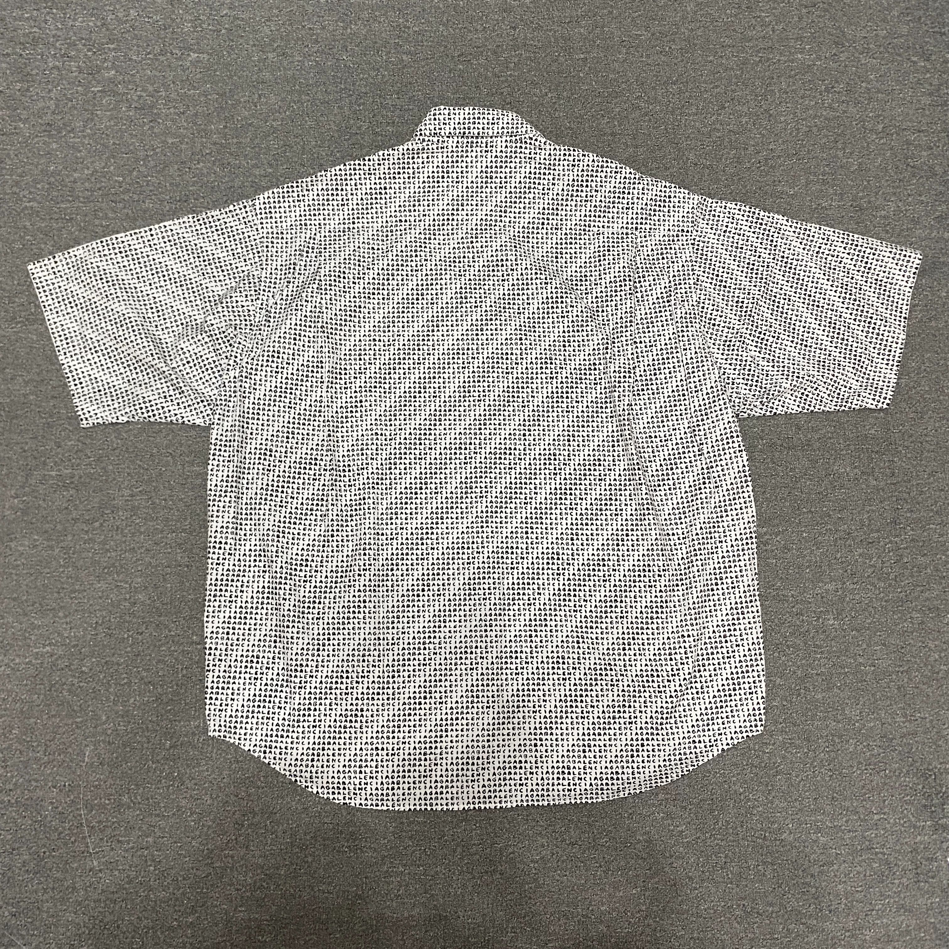 Balenciaga Balenciaga All-Over Logo Shirt Size S / US 4 / IT 40 - 2 Thumbnail