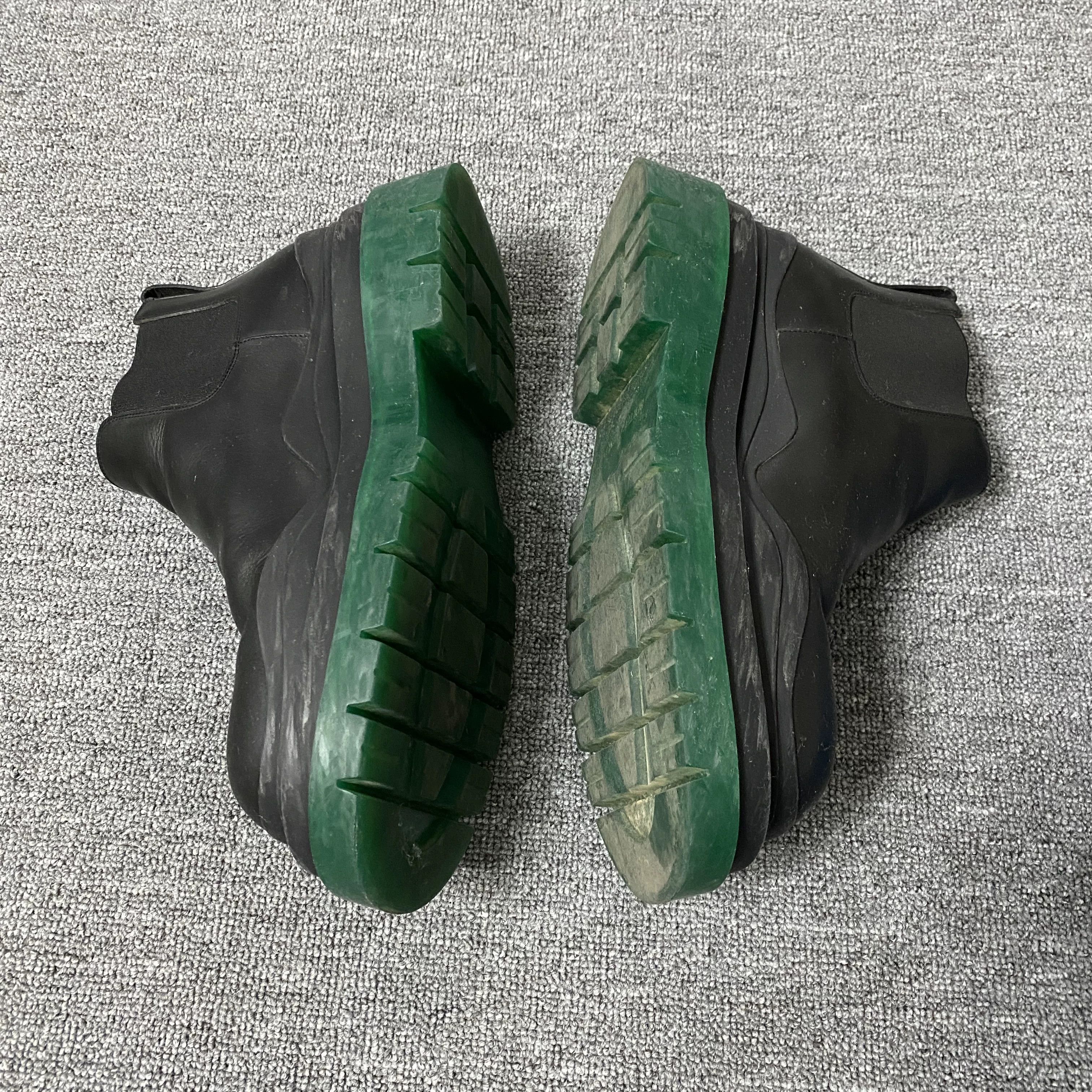 Bottega Veneta Bottega Veneta Black Green Boots Size US 10 / EU 43 - 5 Thumbnail