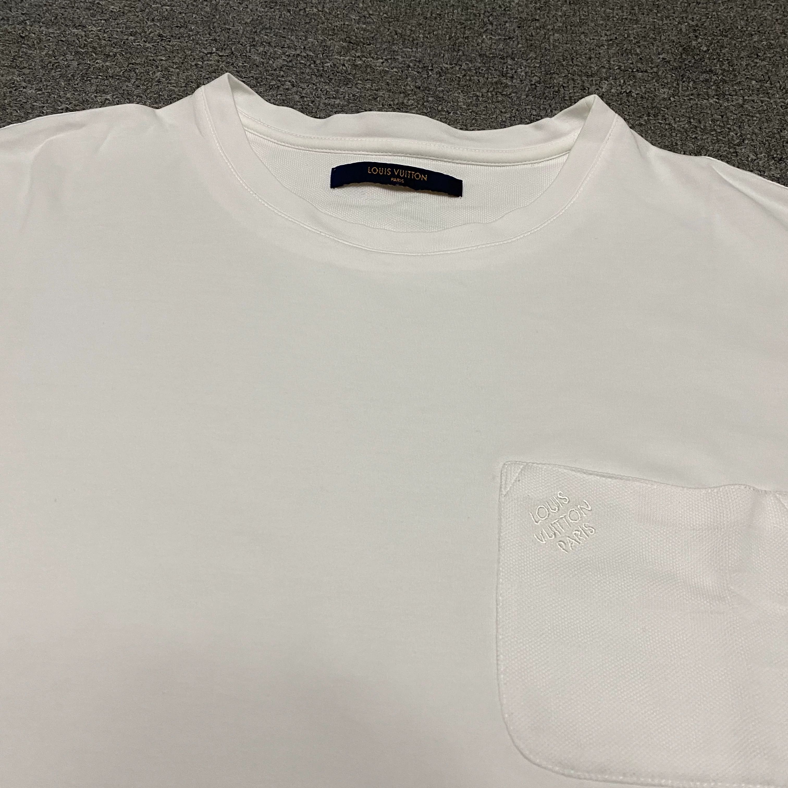 Louis Vuitton Louis Vuitton Embroidered Pocket Short Sleeve Size US S / EU 44-46 / 1 - 3 Thumbnail