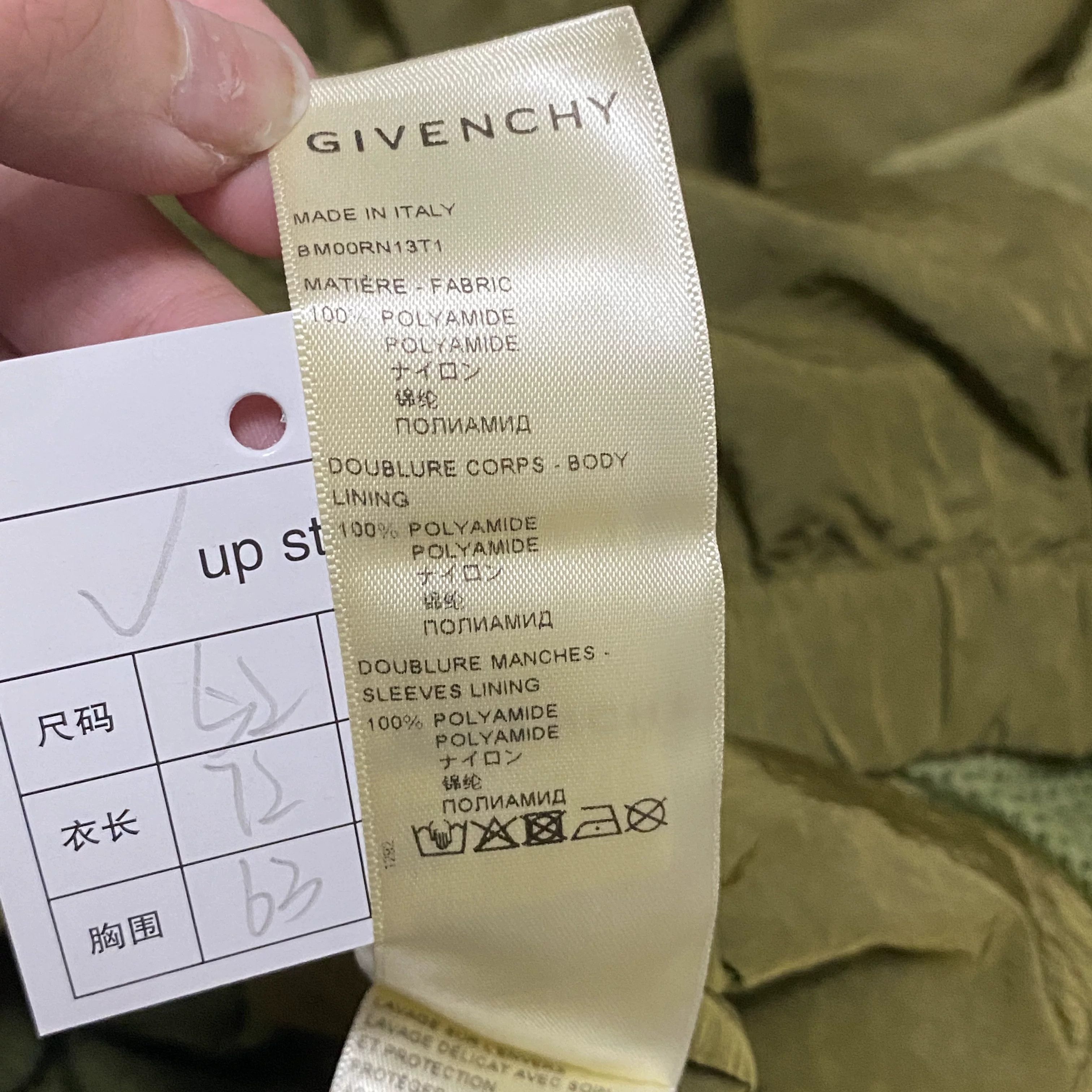 Givenchy Givenchy Embroidered Logo Metallic Nylon Jacket Size US L / EU 52-54 / 3 - 5 Thumbnail