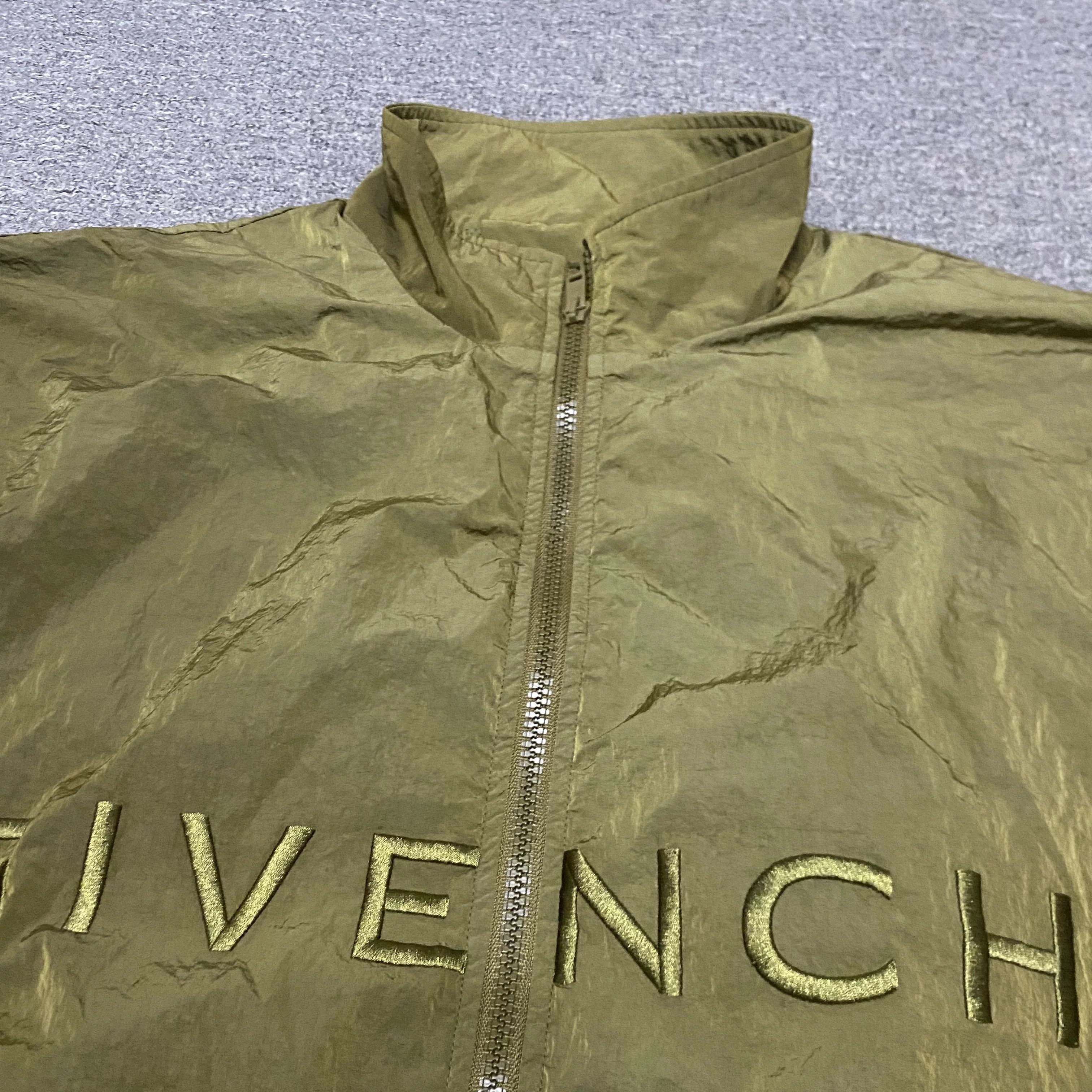 Givenchy Givenchy Embroidered Logo Metallic Nylon Jacket Size US L / EU 52-54 / 3 - 3 Thumbnail