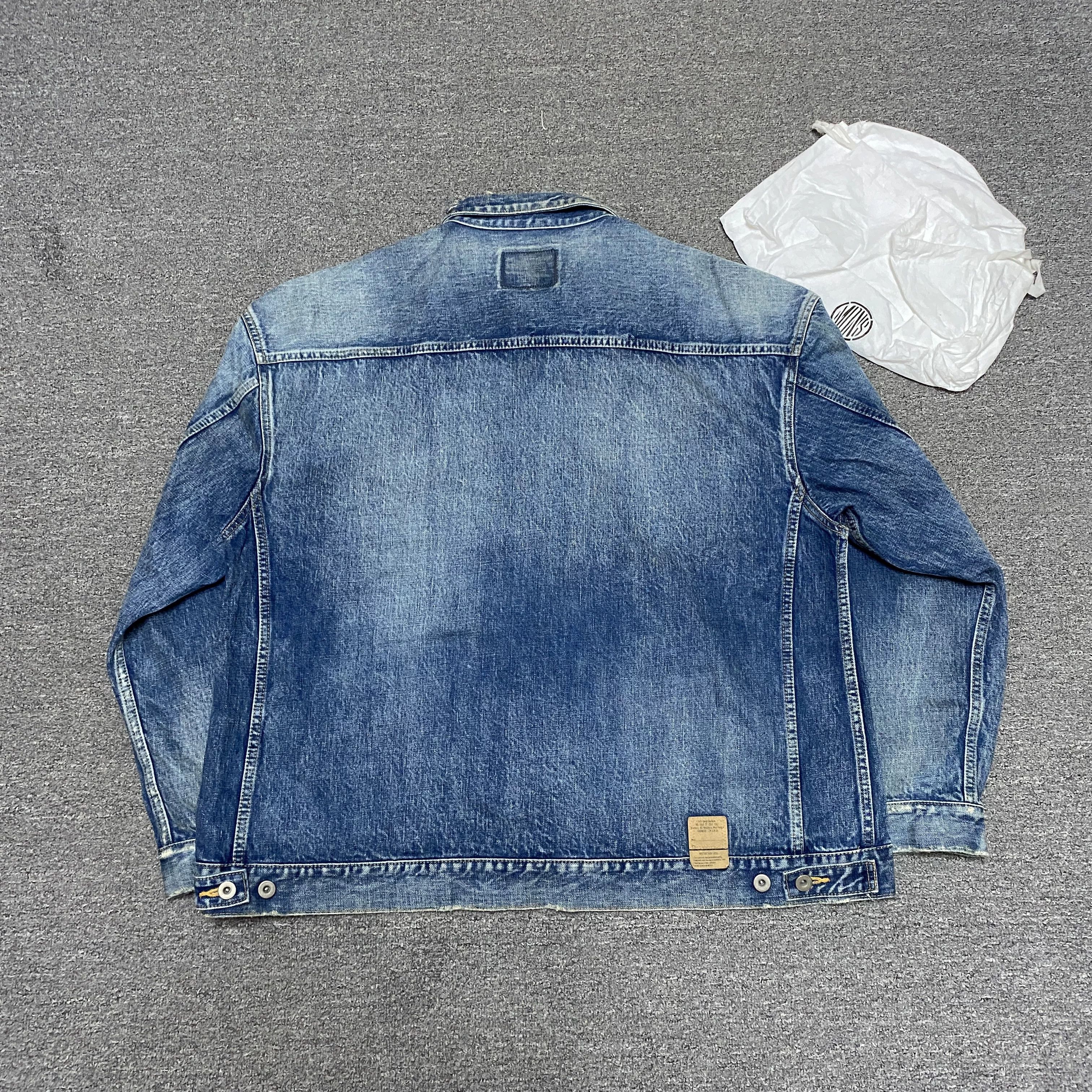Madness MADNESS 22AW Distressed Denim Jacket Size US M / EU 48-50 / 2 - 3 Thumbnail