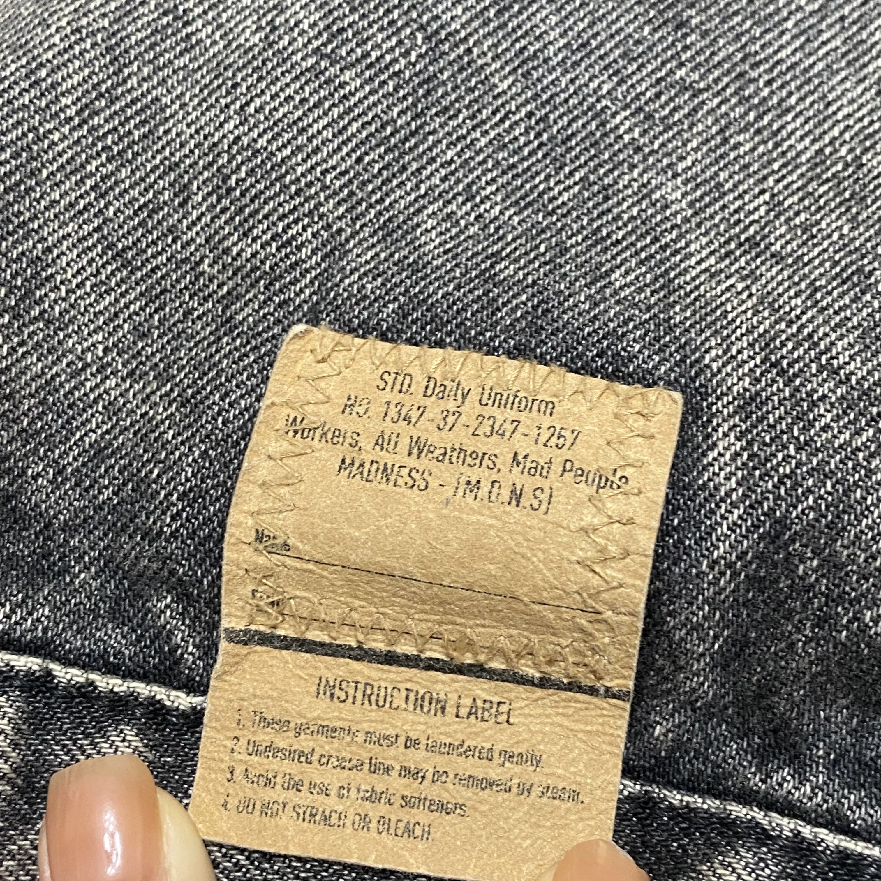 Madness MADNESS 22AW Distressed Denim Jacket Size US M / EU 48-50 / 2 - 4 Thumbnail