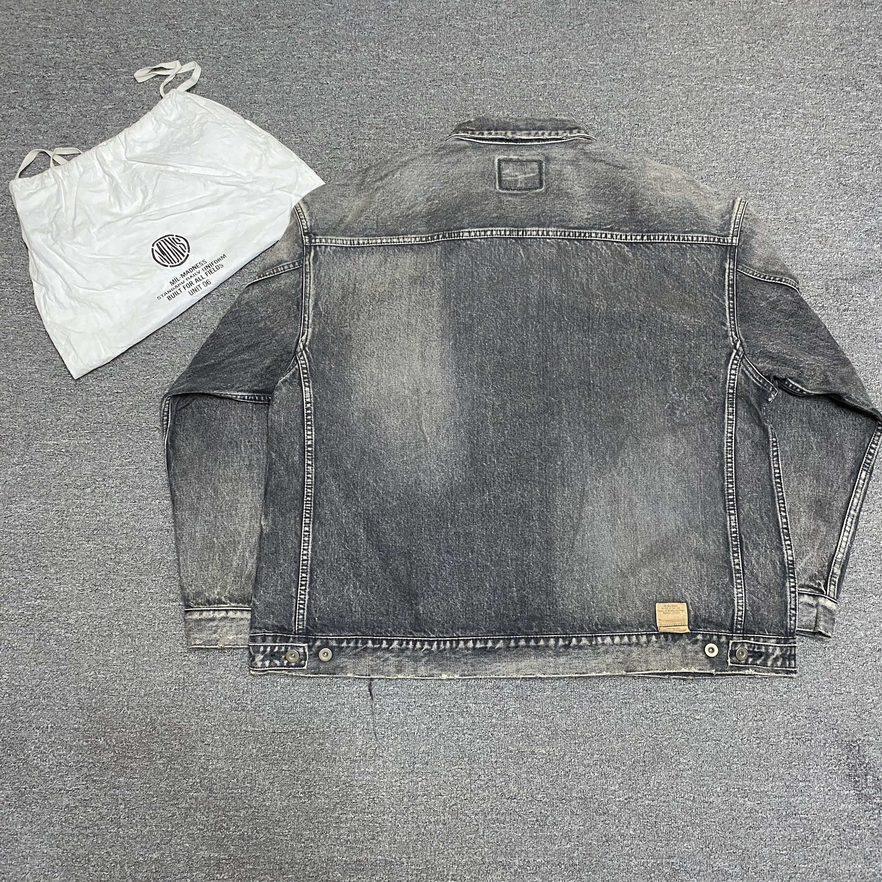 Madness MADNESS 22AW Distressed Denim Jacket Size US M / EU 48-50 / 2 - 2 Thumbnail