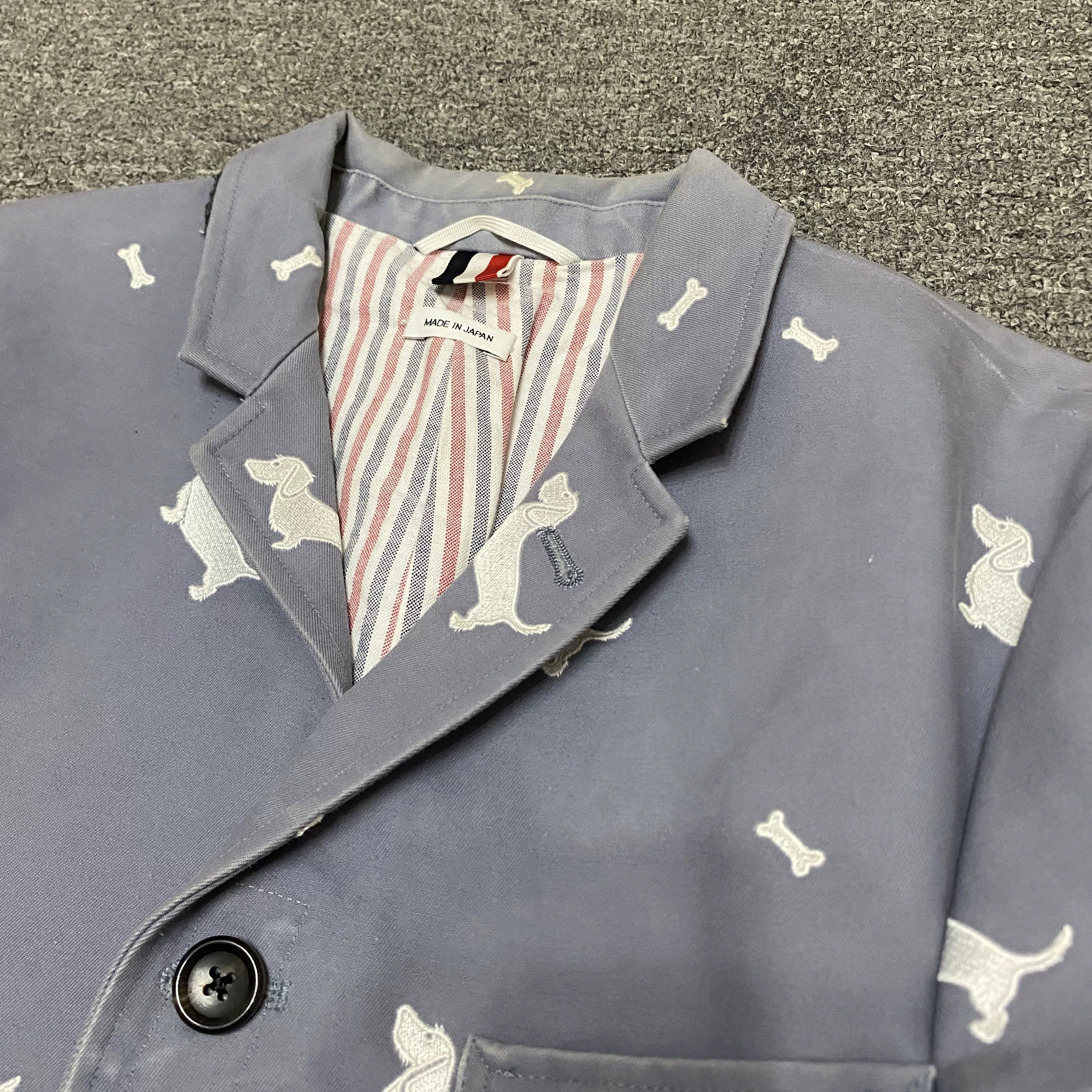 Thom Browne THOM BROWNE Shark Embroidery Blazer Size US M / EU 48-50 / 2 - 5 Thumbnail
