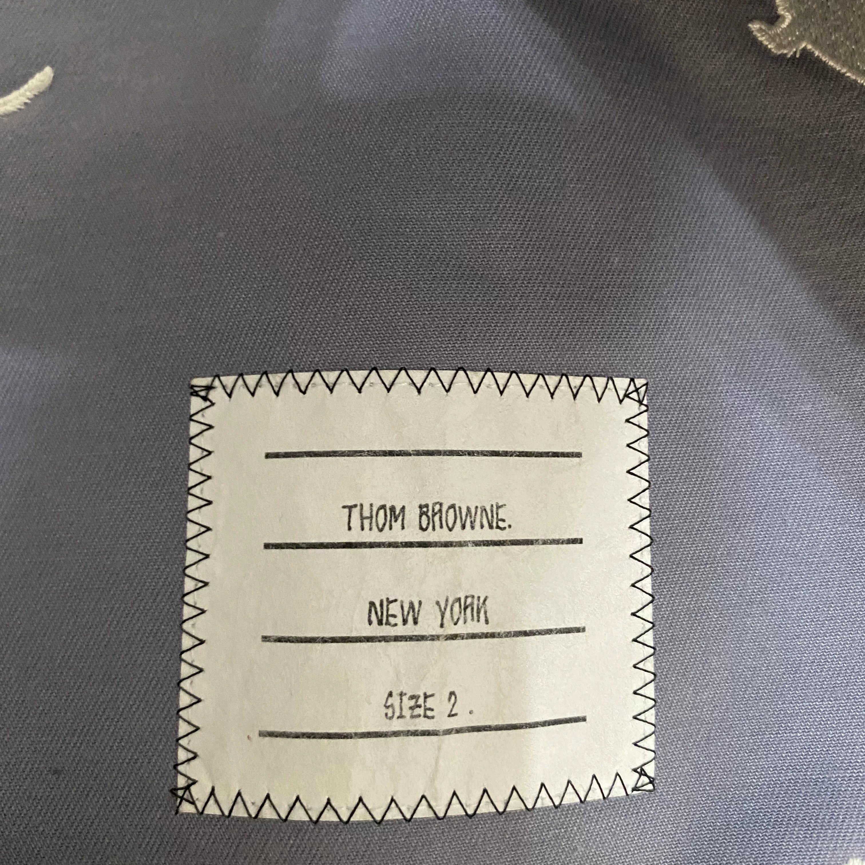 Thom Browne THOM BROWNE Shark Embroidery Blazer Size US M / EU 48-50 / 2 - 6 Thumbnail