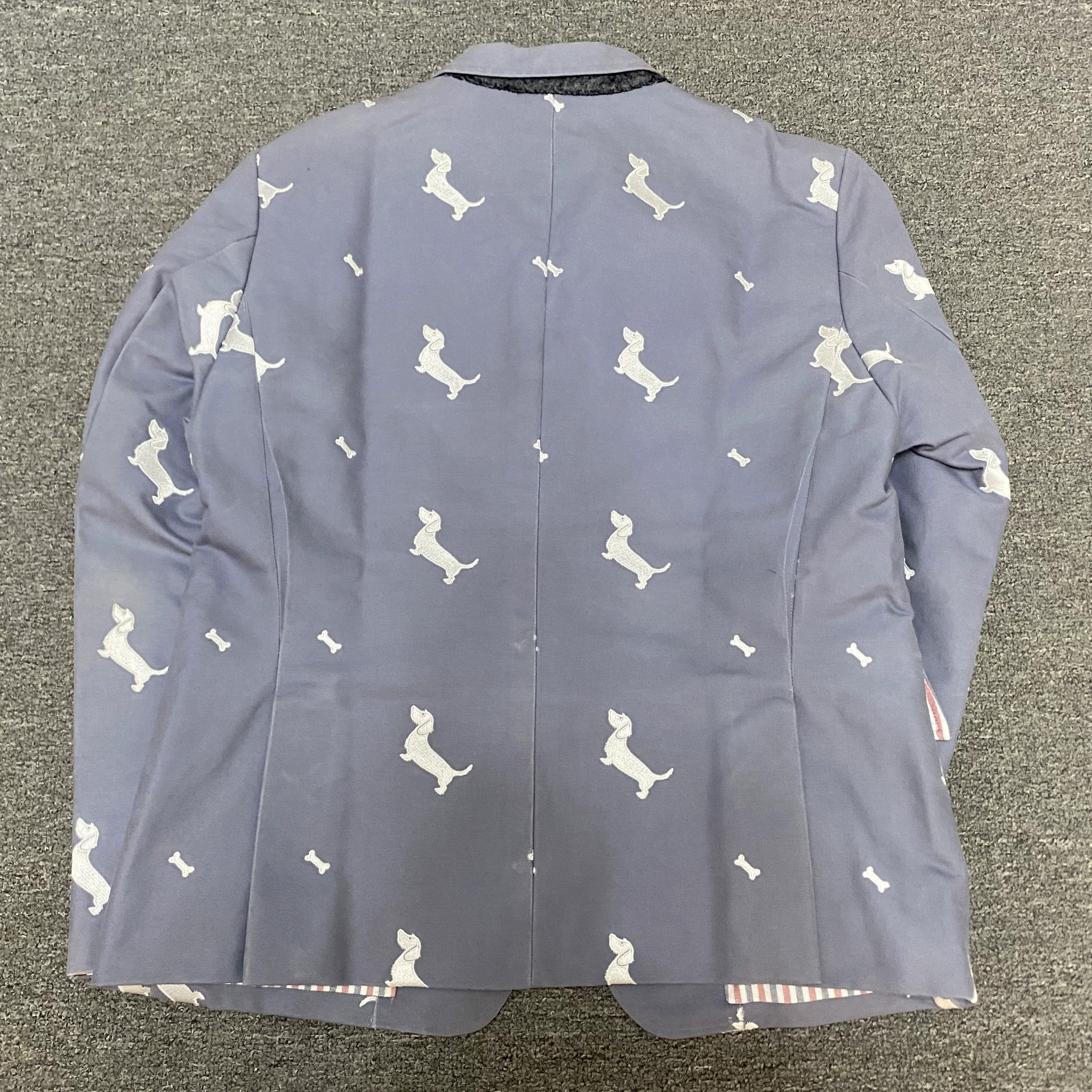 Thom Browne THOM BROWNE Shark Embroidery Blazer Size US M / EU 48-50 / 2 - 3 Thumbnail