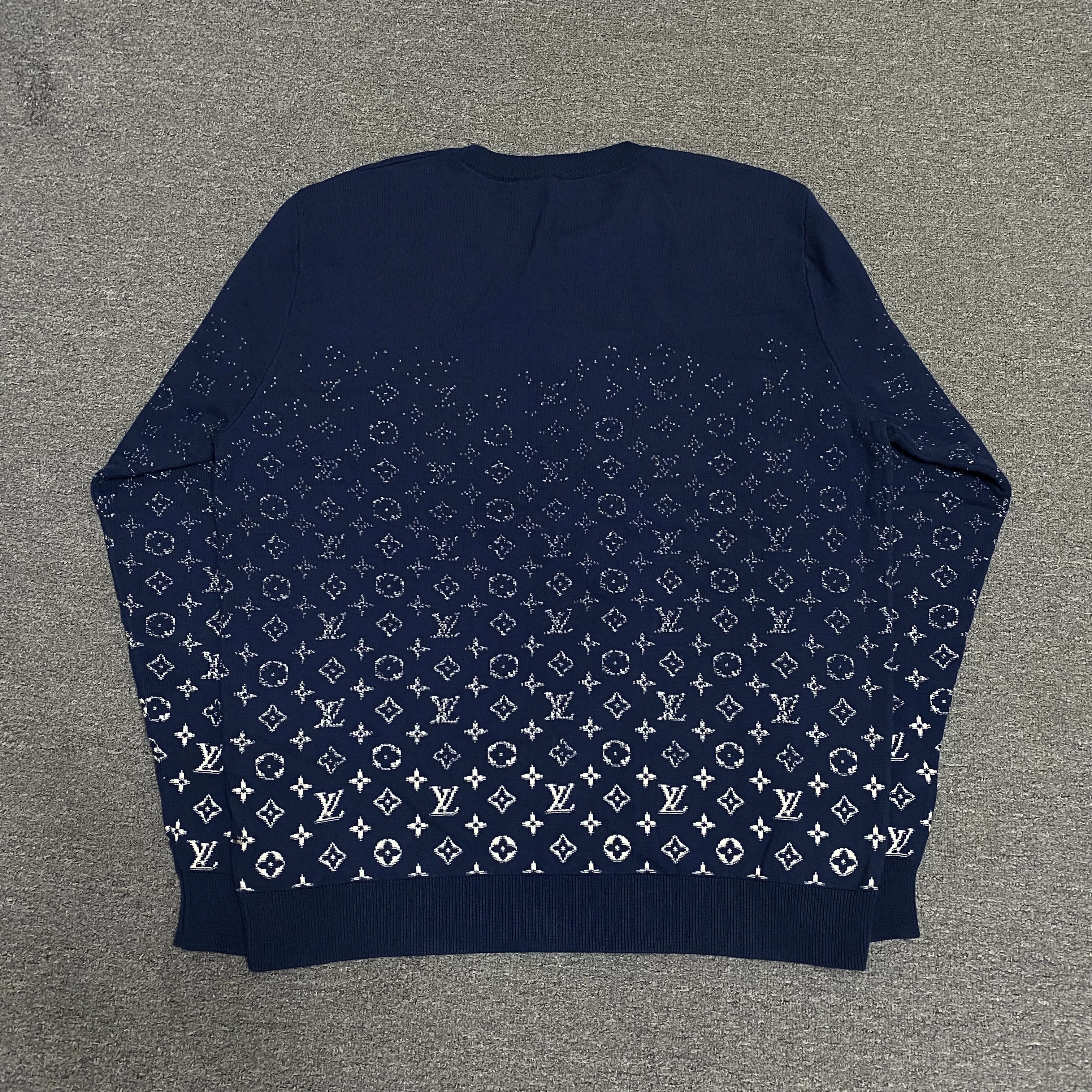 Louis Vuitton Louis Vuitton Gradient All-Over Print Sweatshirt Size US XXL / EU 58 / 5 - 3 Thumbnail