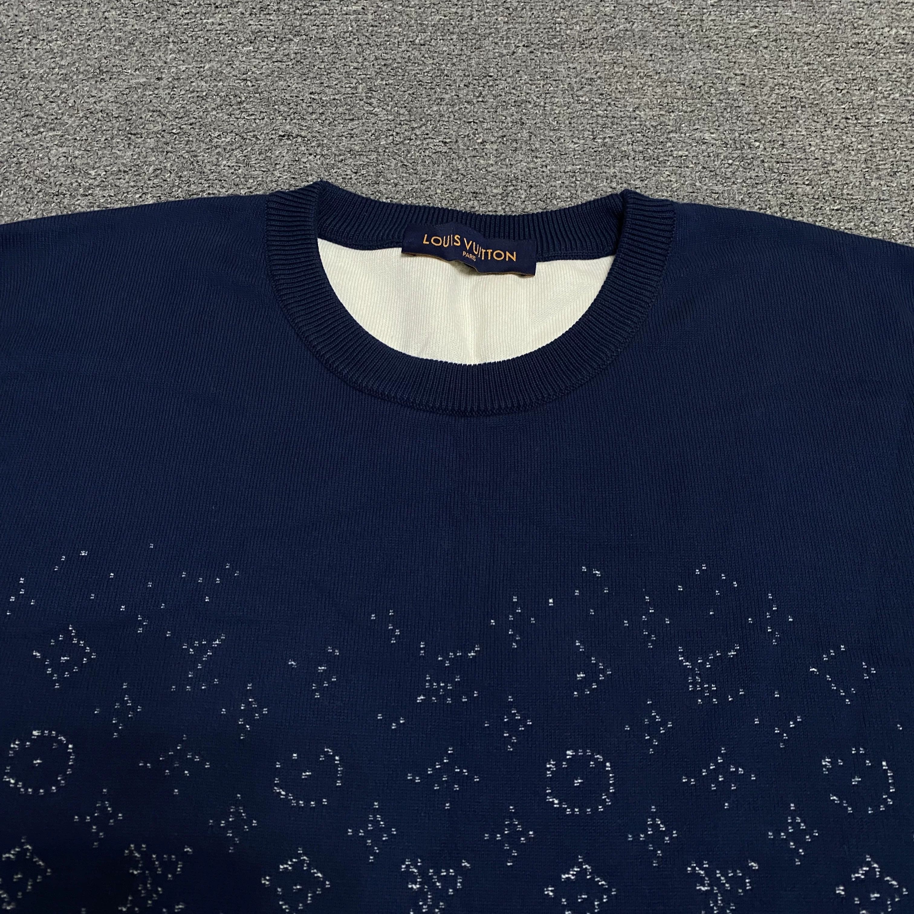 Louis Vuitton Louis Vuitton Gradient All-Over Print Sweatshirt Size US XXL / EU 58 / 5 - 4 Thumbnail