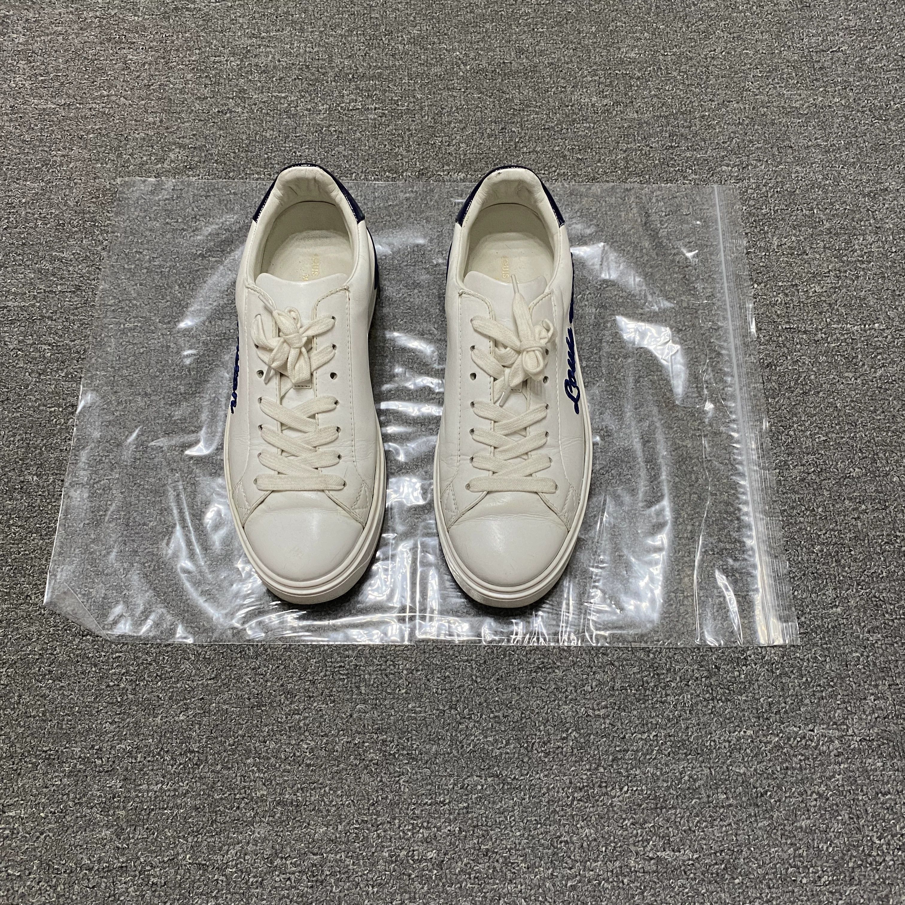 Louis Vuitton Louis Vuitton LV Embroidered Logo White Shoes Size US 8 / EU 41 - 3 Thumbnail