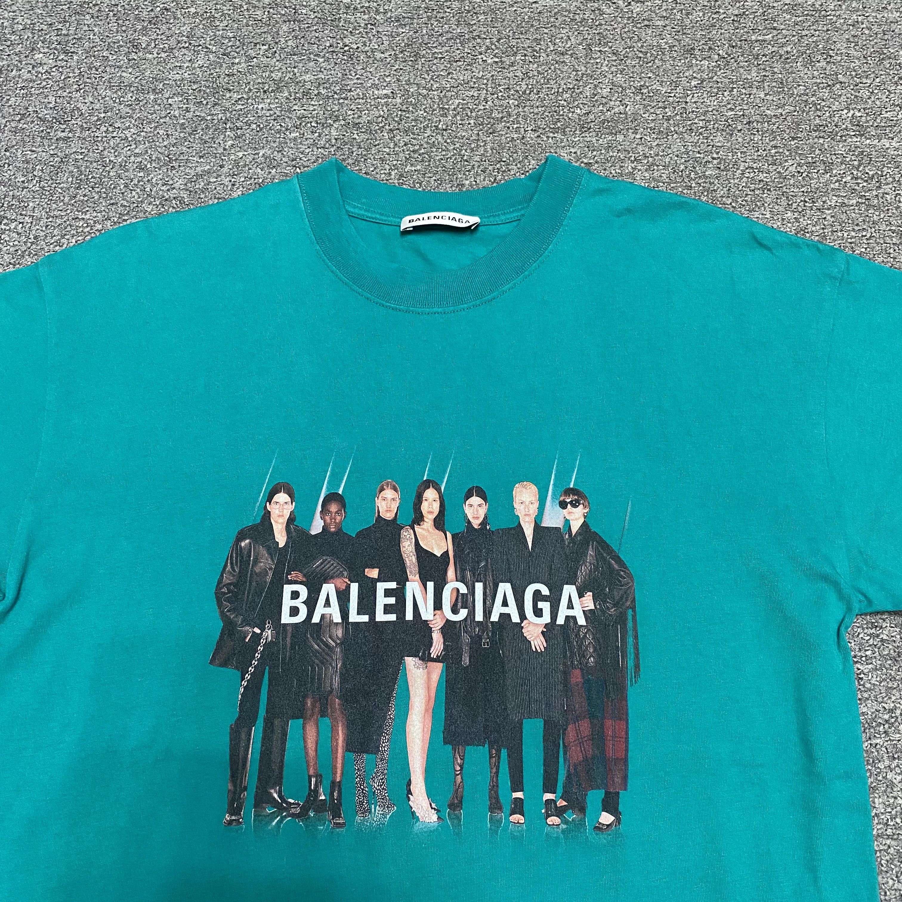 Balenciaga BALENCIAGA Band Portrait Short Sleeve Size US XS / EU 42 / 0 - 4 Thumbnail