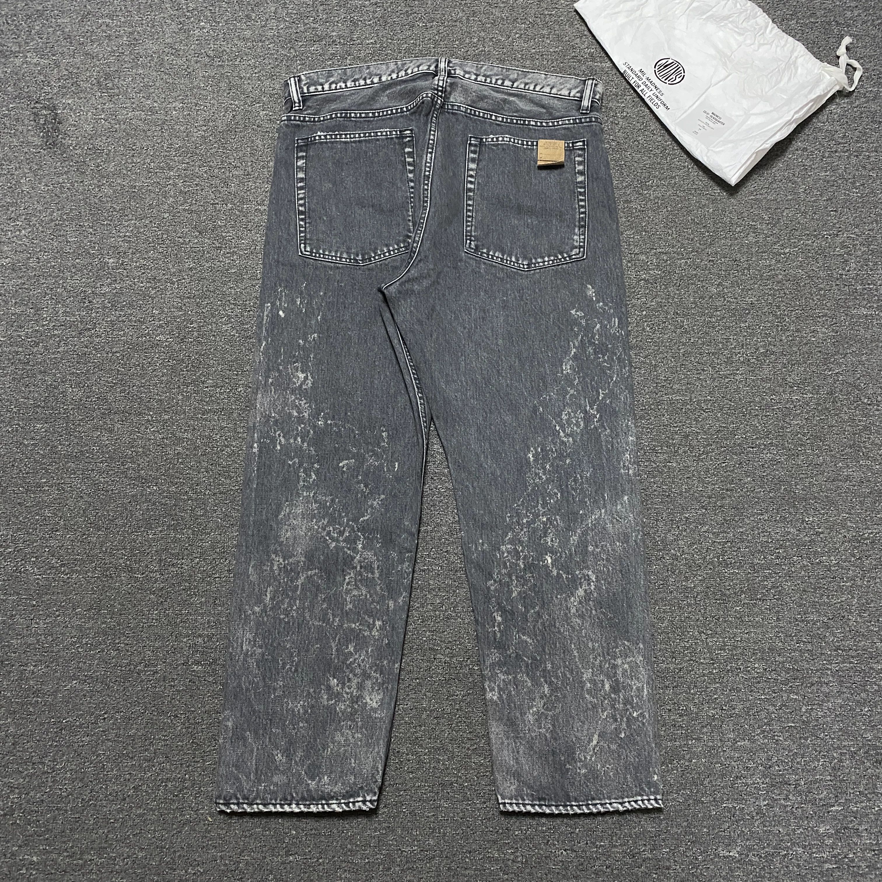 Madness MADNESS 22AW Japanese Snow Wash Jeans Size US 35 - 3 Thumbnail