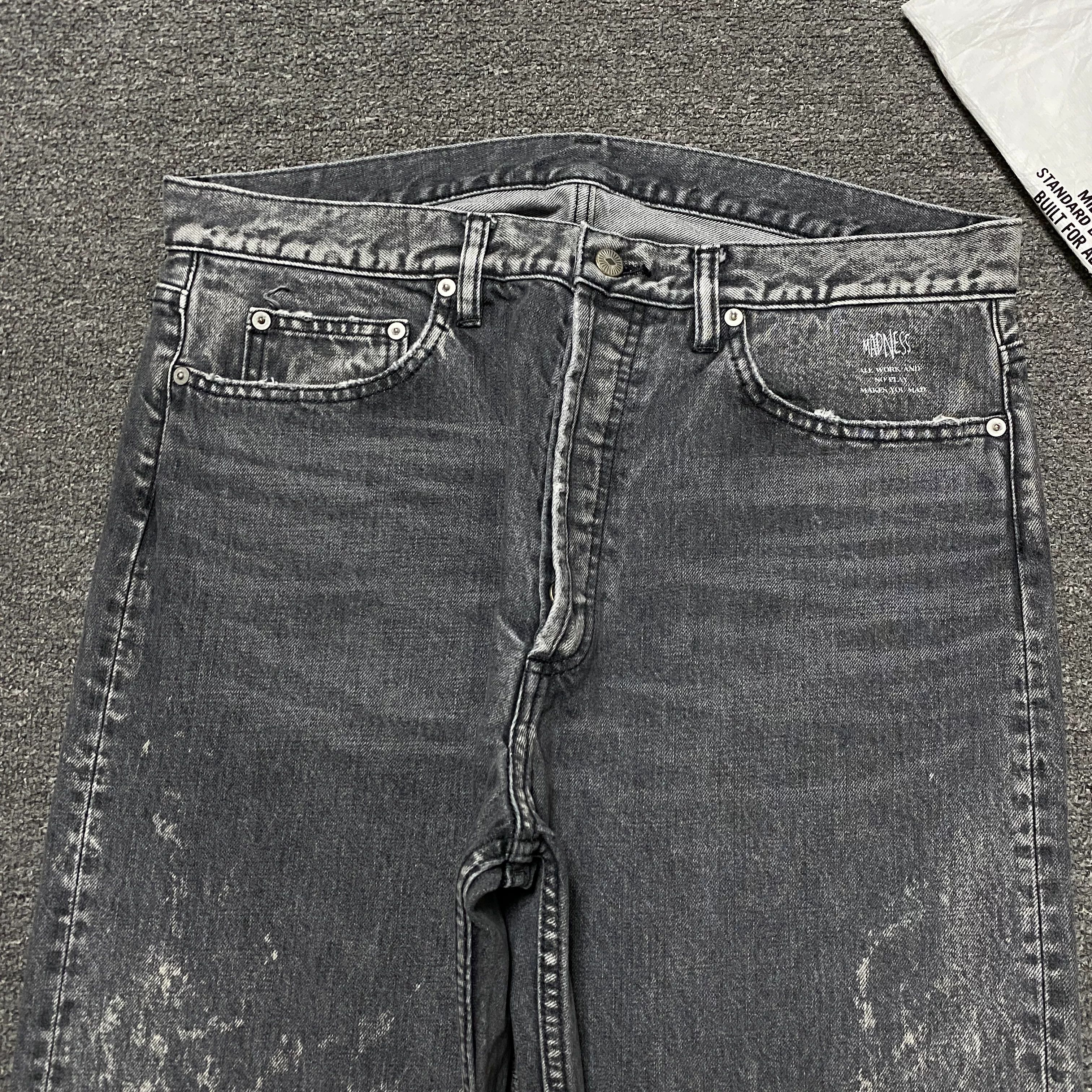 Madness MADNESS 22AW Japanese Snow Wash Jeans Size US 35 - 5 Thumbnail