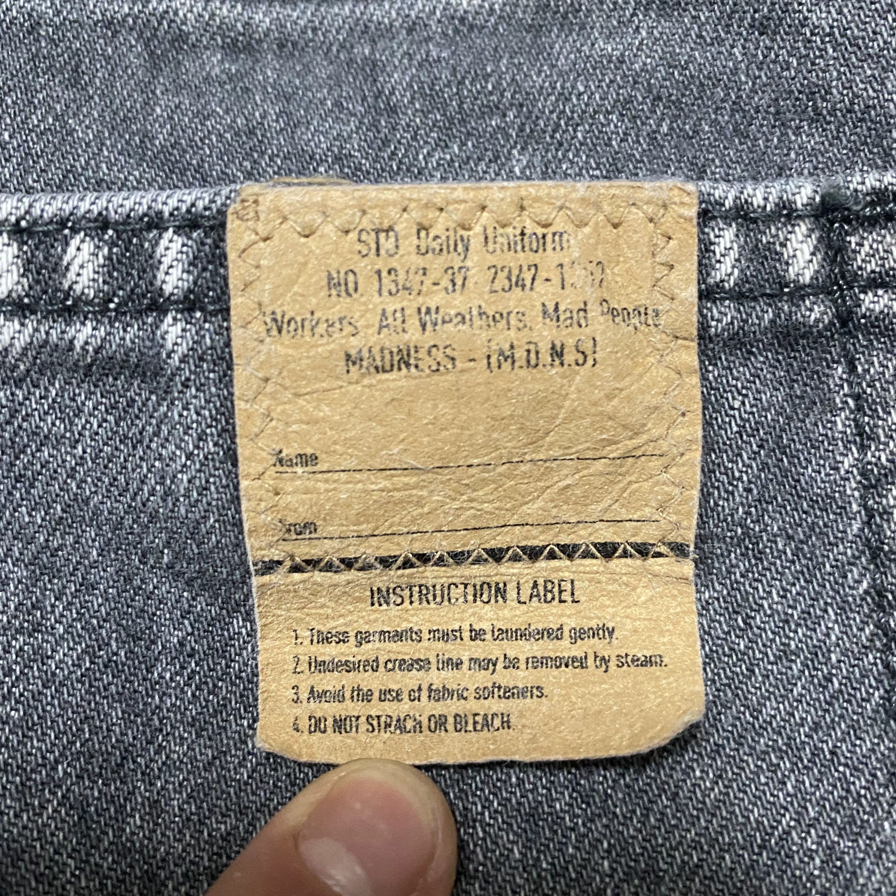 Madness MADNESS 22AW Japanese Snow Wash Jeans Size US 35 - 7 Thumbnail