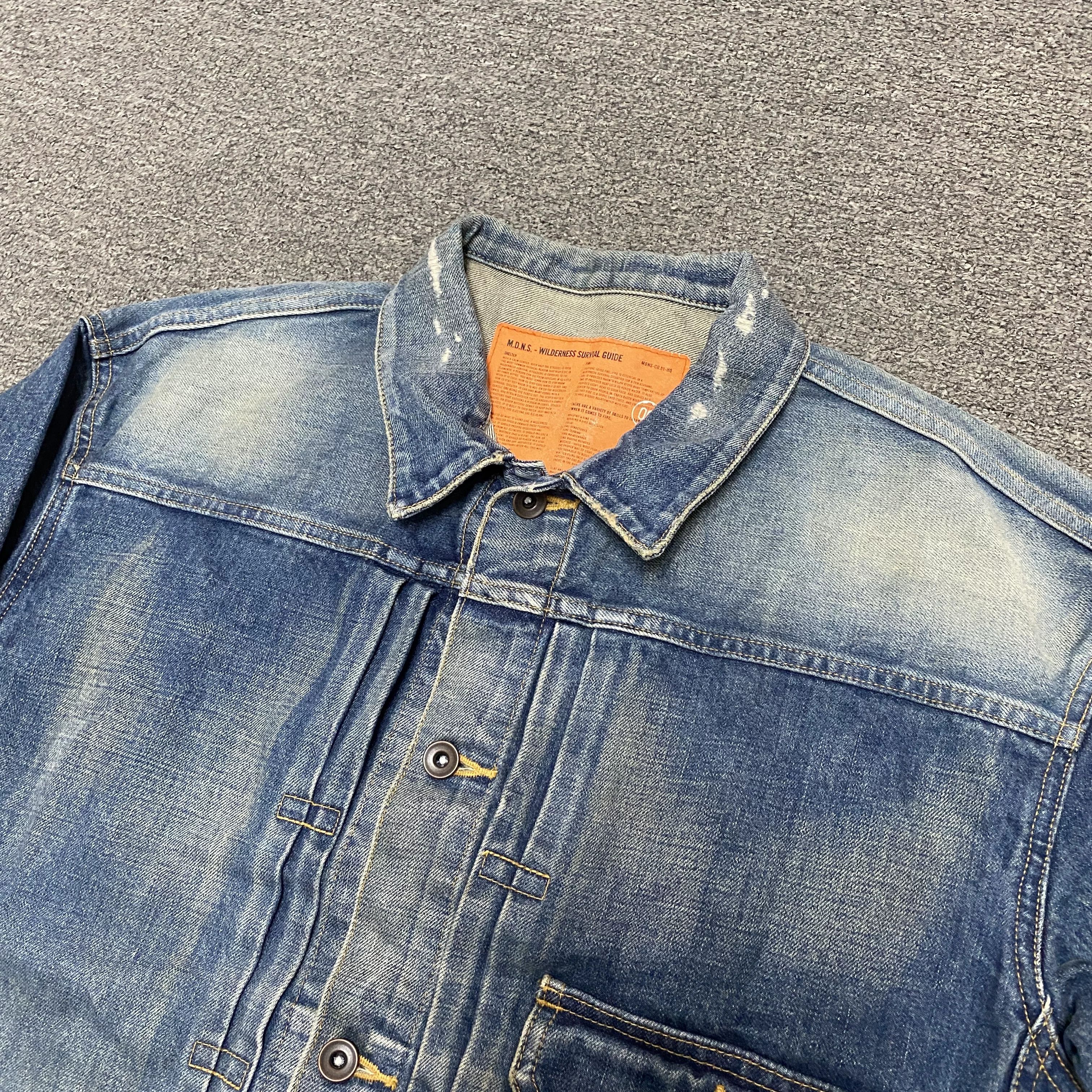 Madness MADNESS 20AW Japan Denim Jacket Size US S / EU 44-46 / 1 - 3 Thumbnail