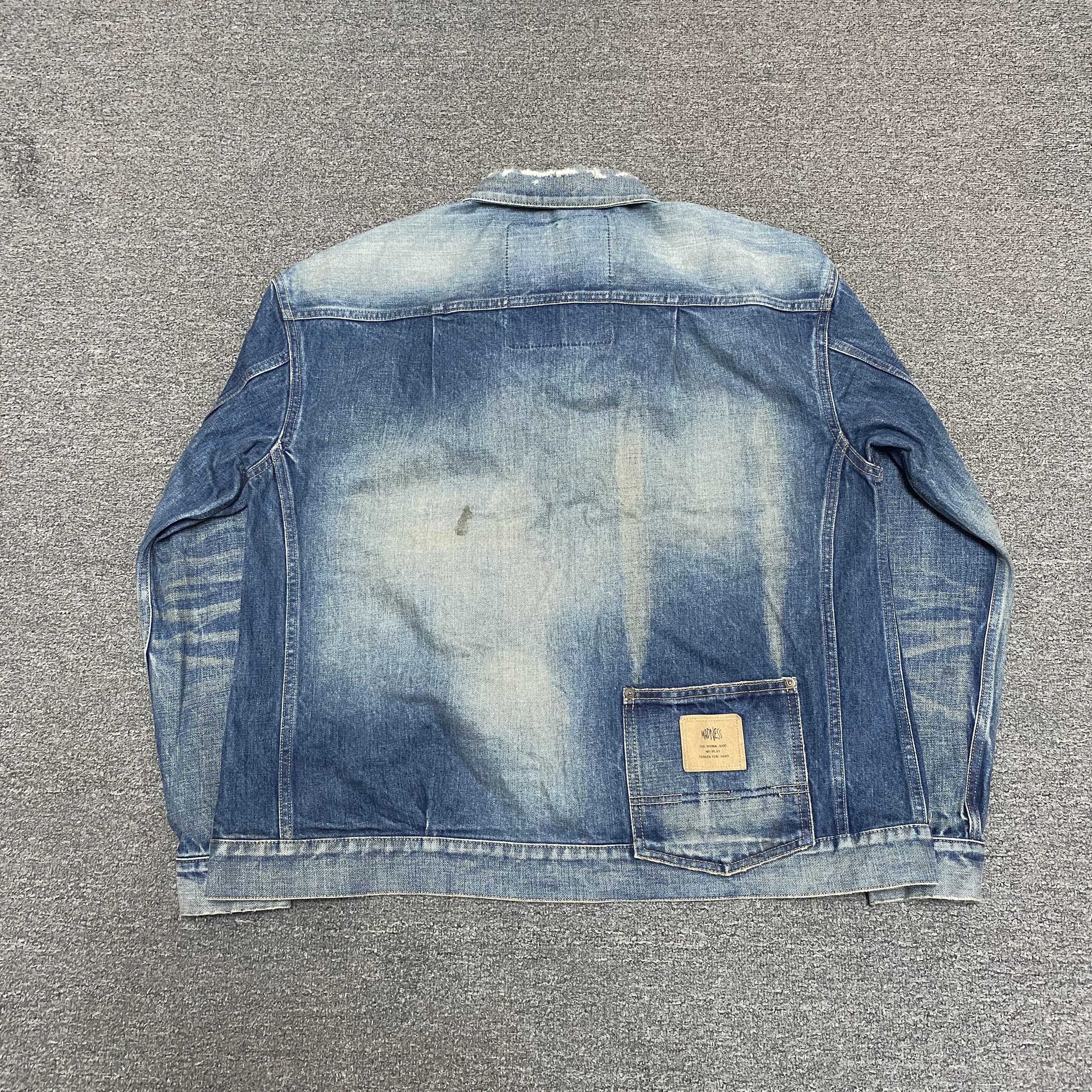 Madness MADNESS 20AW Japan Denim Jacket Size US S / EU 44-46 / 1 - 2 Thumbnail