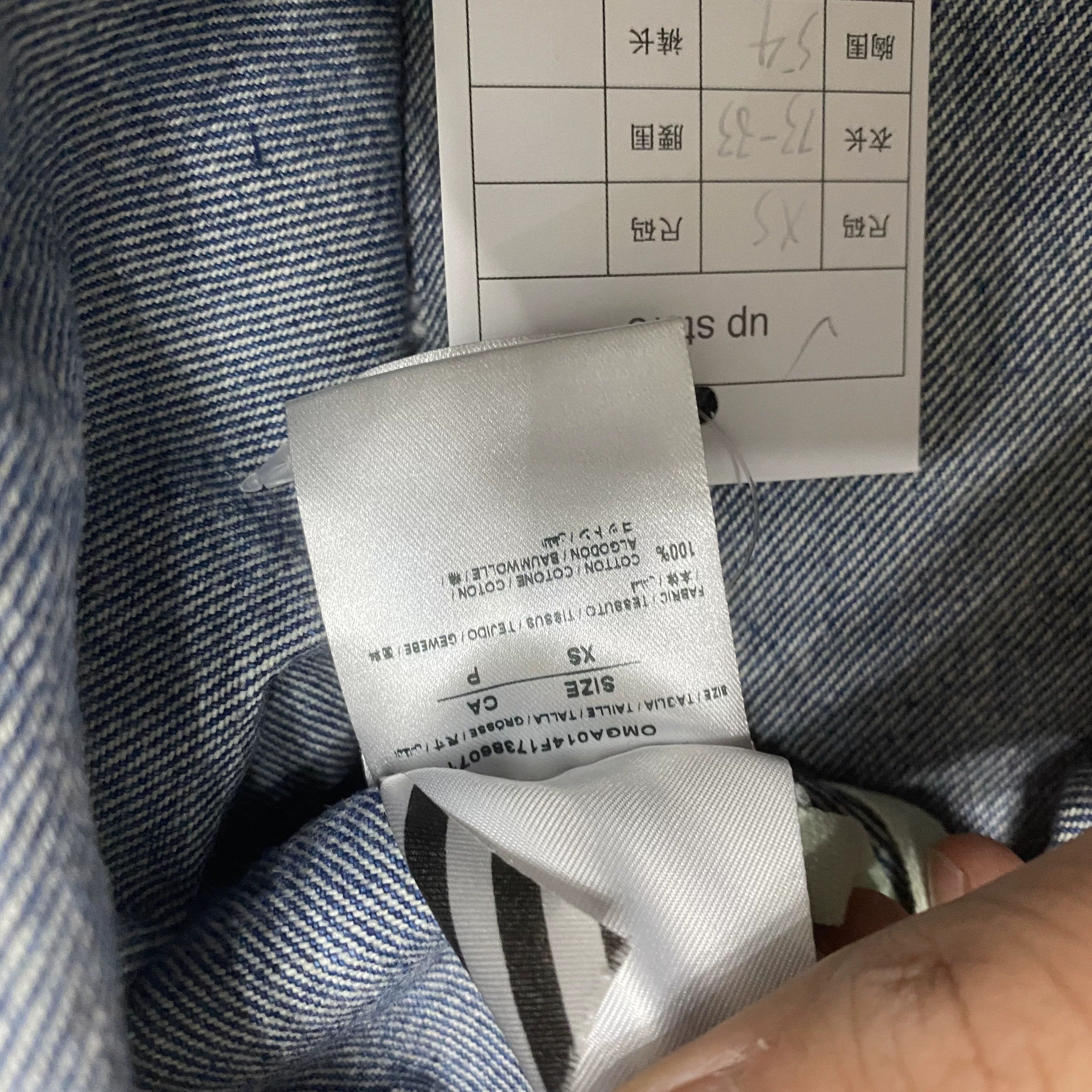 Off-White OFF WHITE 19SS Washed Denim Shirt Size US XS / EU 42 / 0 - 6 Thumbnail