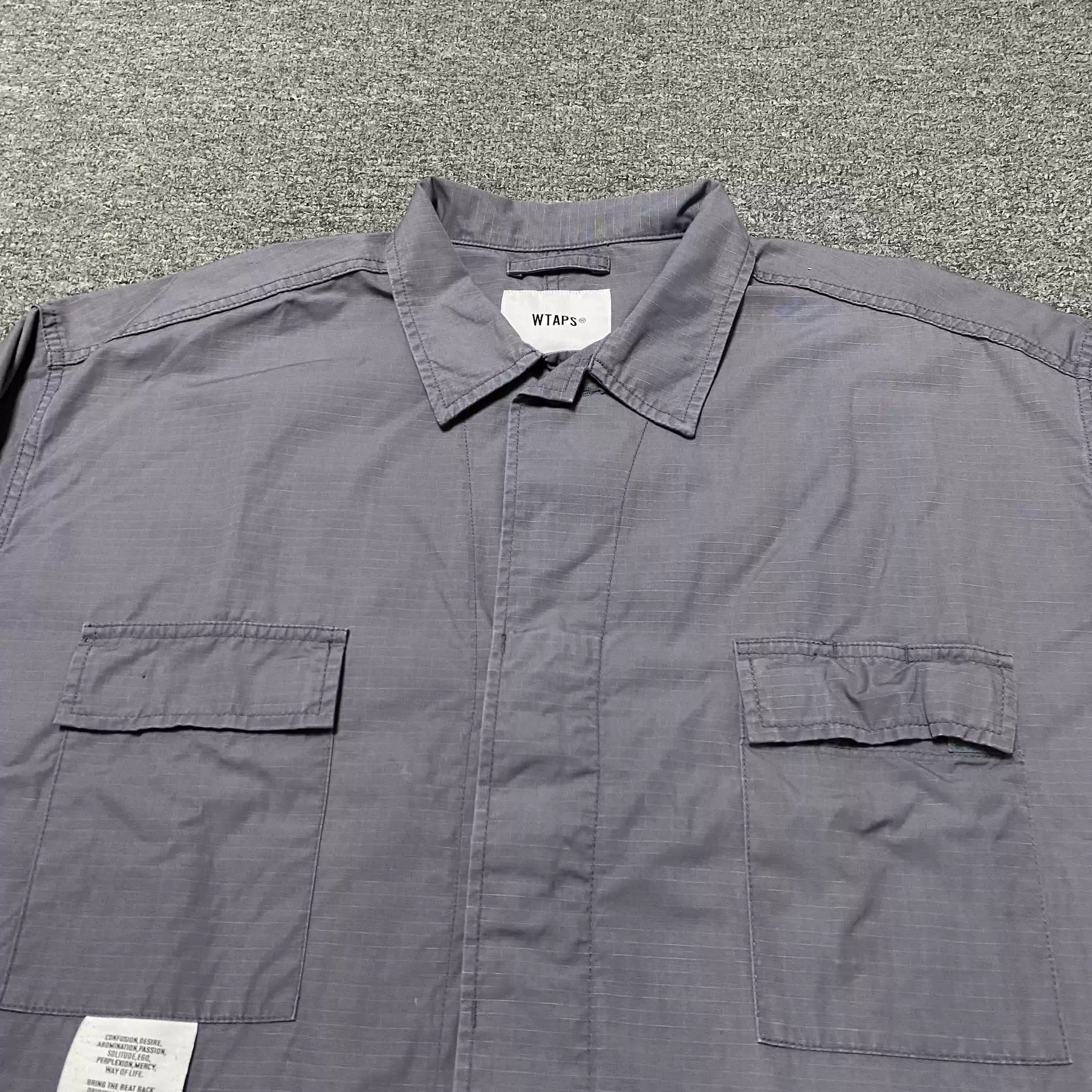 Wtaps WTAPS 18AW GUARDIAN Bone Trench Coat Size US M / EU 48-50 / 2 - 3 Thumbnail