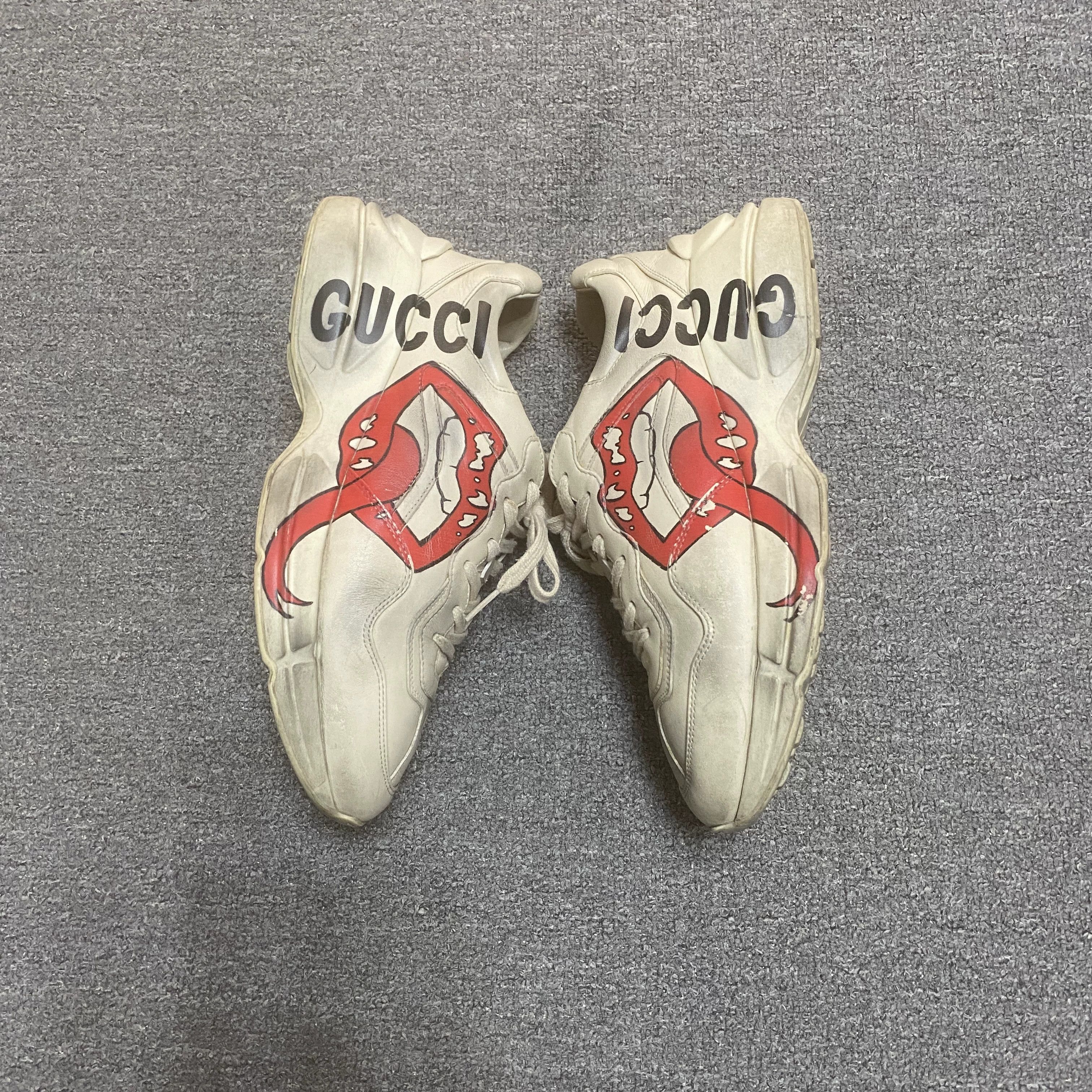 Gucci Gucci Rhyton Distressed Dad Shoes Size US 8 / EU 41 - 4 Thumbnail