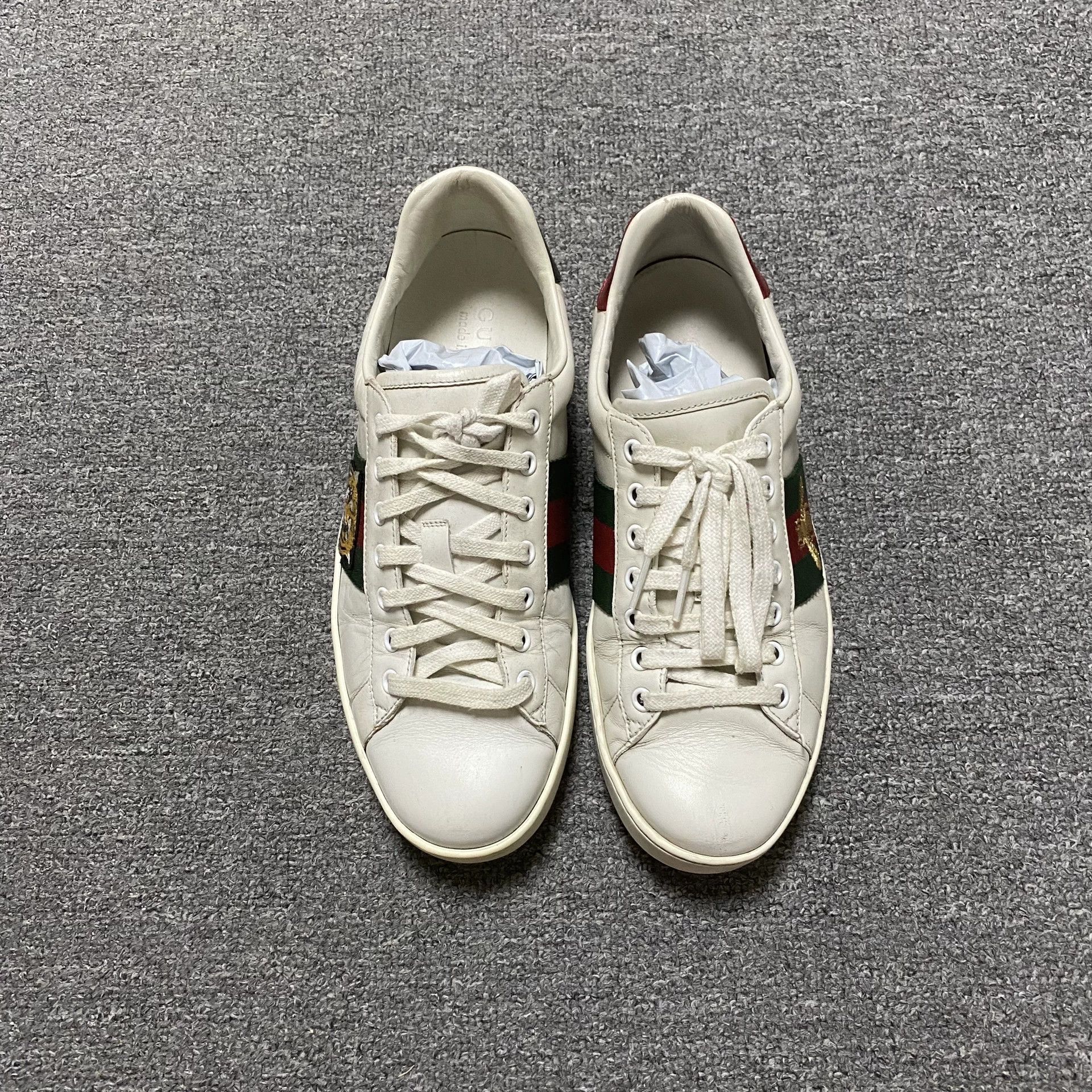 Gucci Gucci Bee White Sneakers Size US 6 / IT 36 - 2 Thumbnail