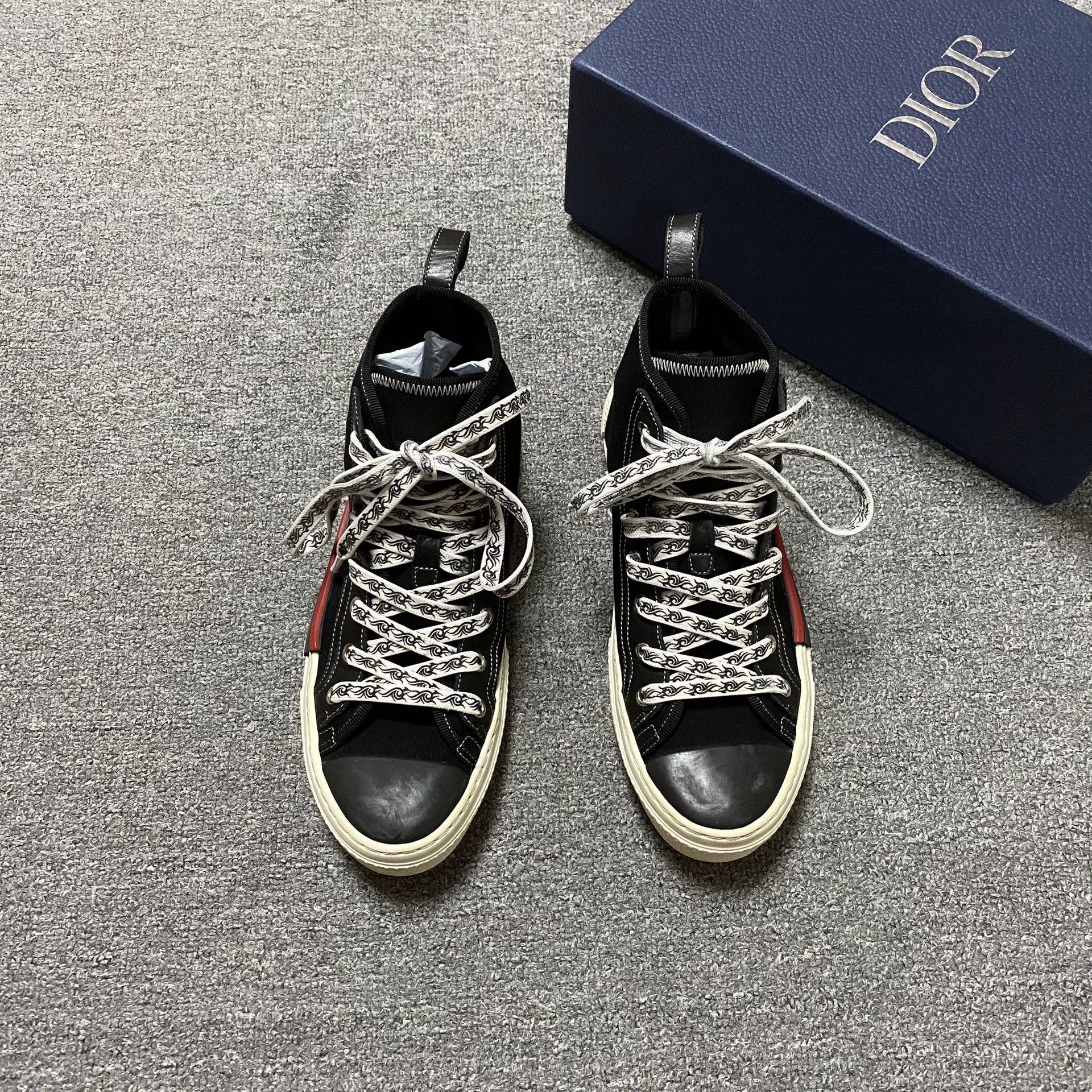 Dior DIOR B23 Canvas Shoes Size US 8 / EU 41 - 2 Thumbnail