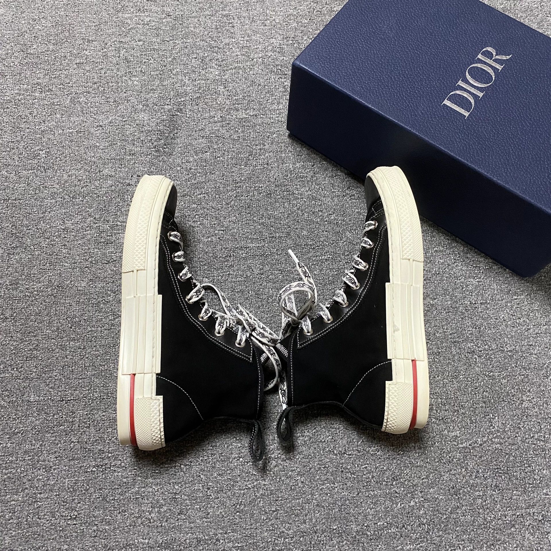 Dior DIOR B23 Canvas Shoes Size US 8 / EU 41 - 4 Thumbnail