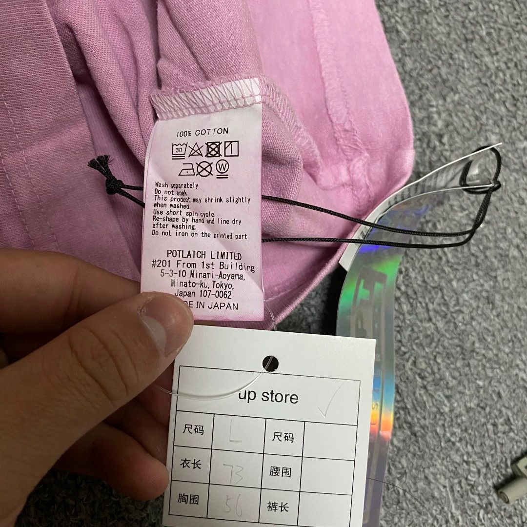 Cav Empt CAVEMPT Women's Face Pink Washed Tee Size L / US 10 / IT 46 - 5 Thumbnail