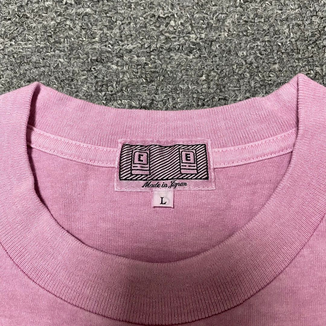 Cav Empt CAVEMPT Women's Face Pink Washed Tee Size L / US 10 / IT 46 - 4 Thumbnail