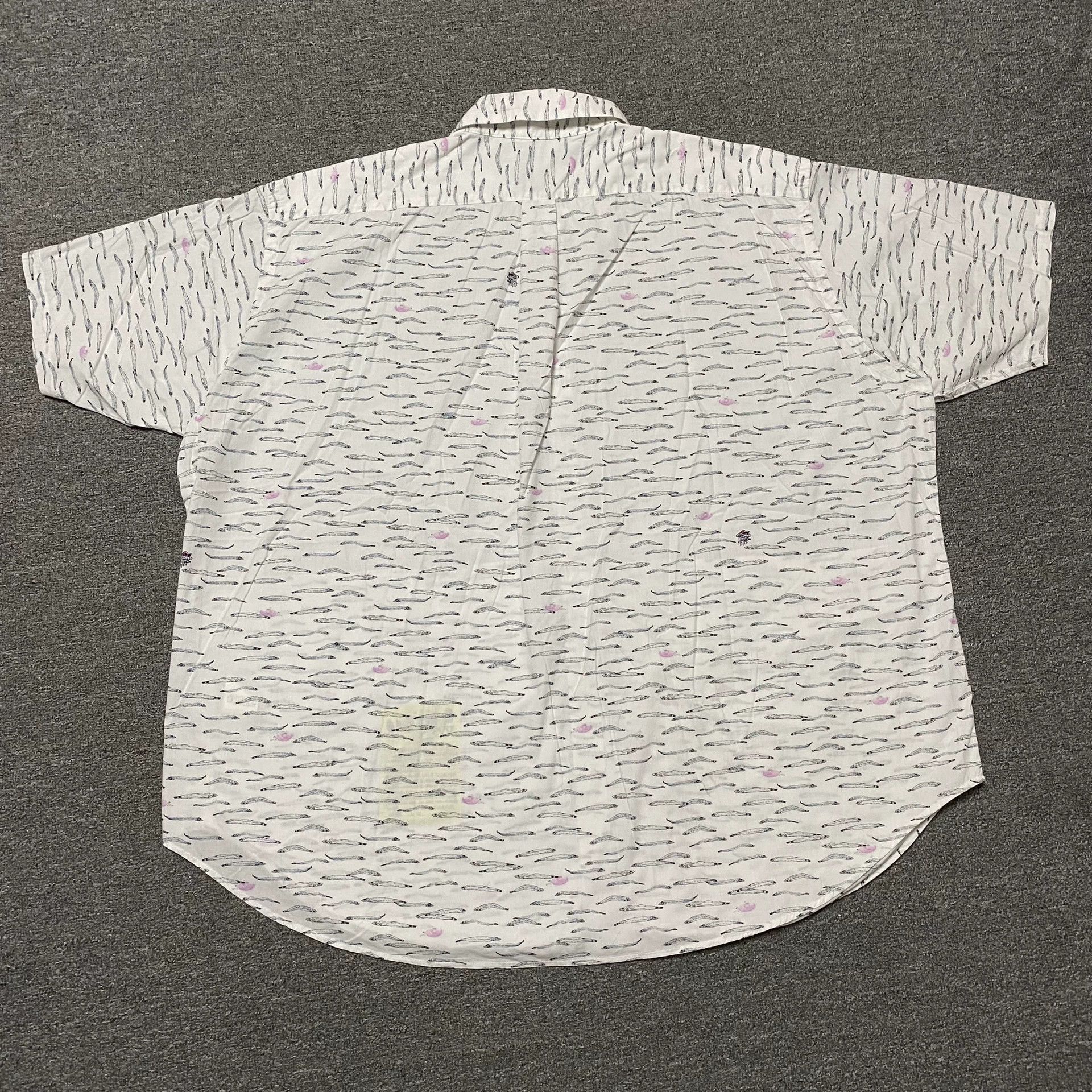 Beams Japan BEAMS SSZ Fish Print Shirt Size US L / EU 52-54 / 3 - 2 Thumbnail