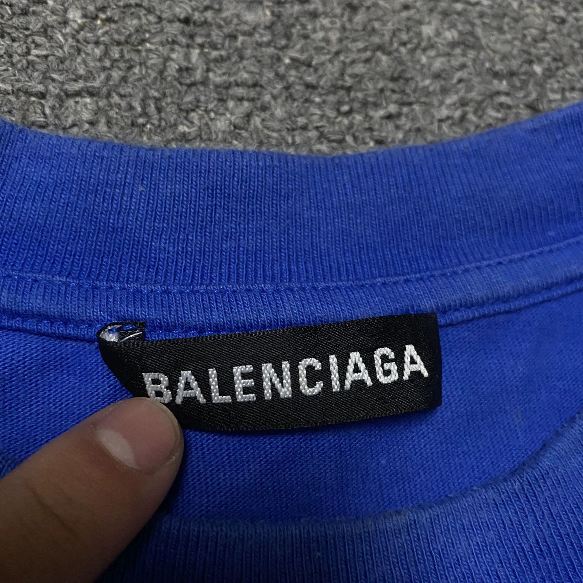 Balenciaga Balenciaga Logo Short Sleeve Size US XXL / EU 58 / 5 - 4 Thumbnail