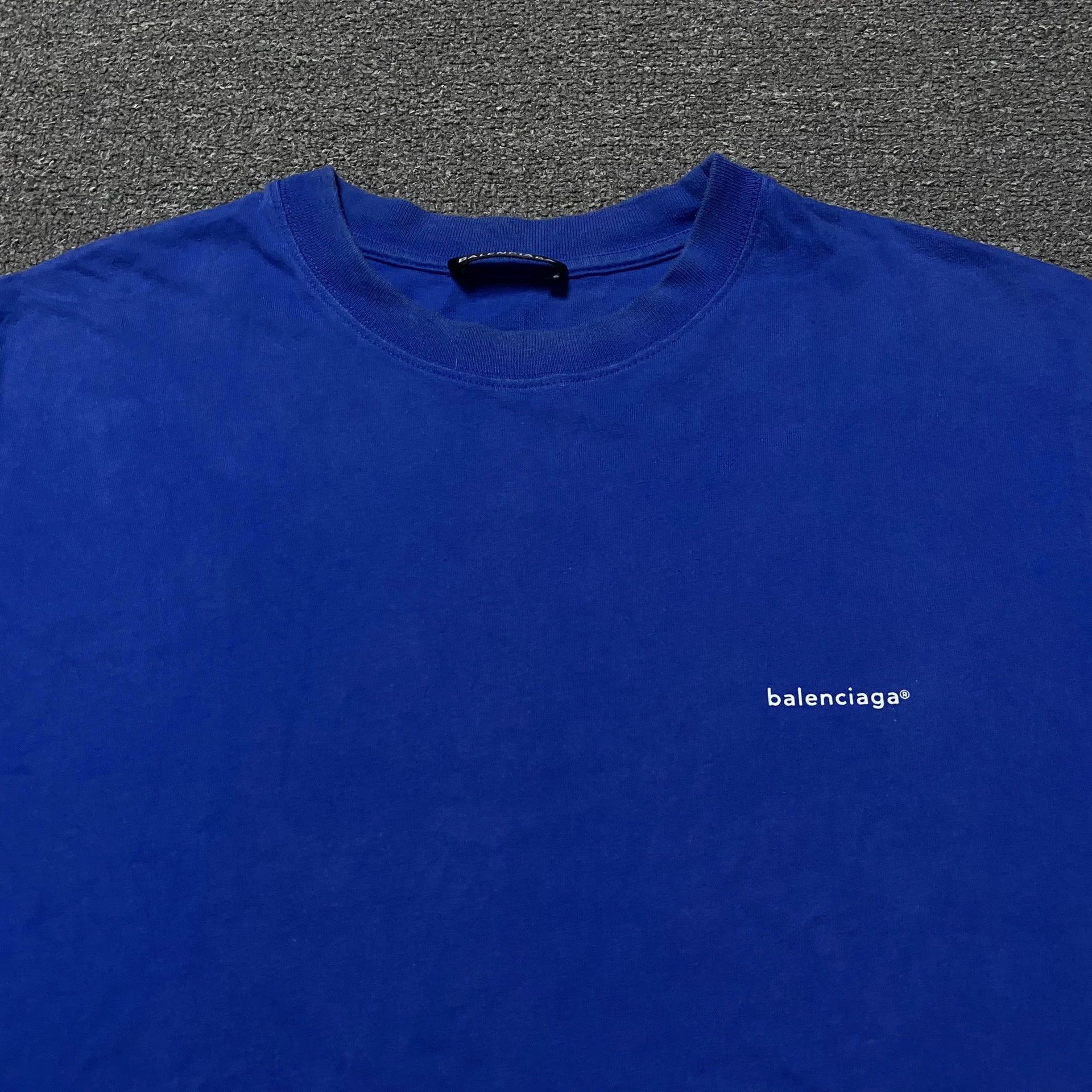 Balenciaga Balenciaga Logo Short Sleeve Size US XXL / EU 58 / 5 - 3 Thumbnail