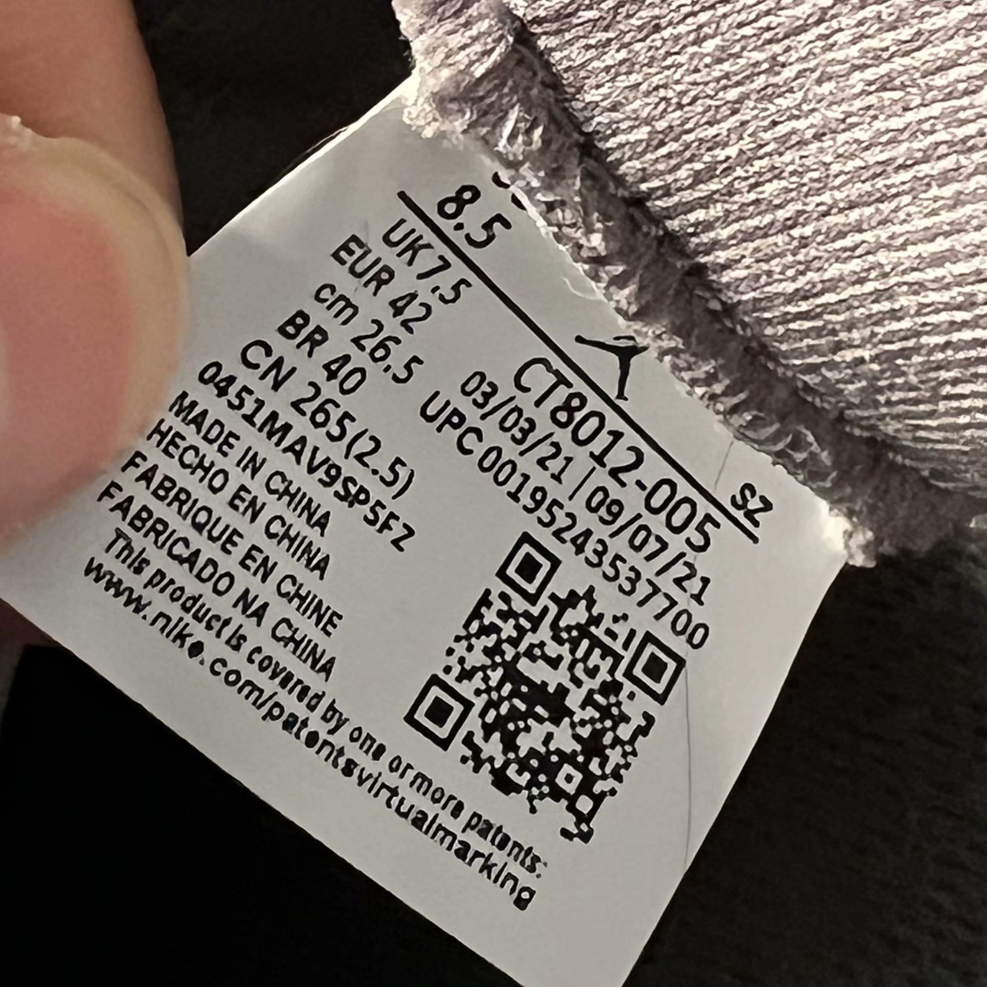 Nike Nike AJ11 Gray Lowtop Sneakers 42 Men Size US 9 / EU 42 - 7 Thumbnail