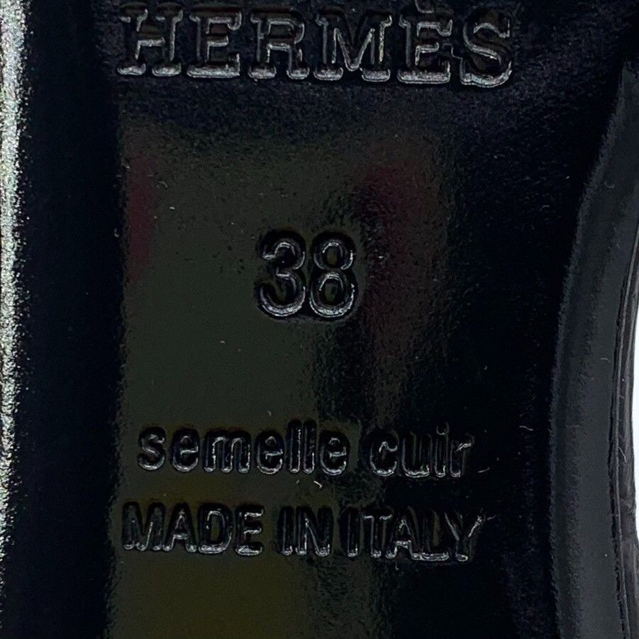 Hermes Hermes Black Sandals 38 Women Size US 7.5 / IT 37.5 - 6 Thumbnail