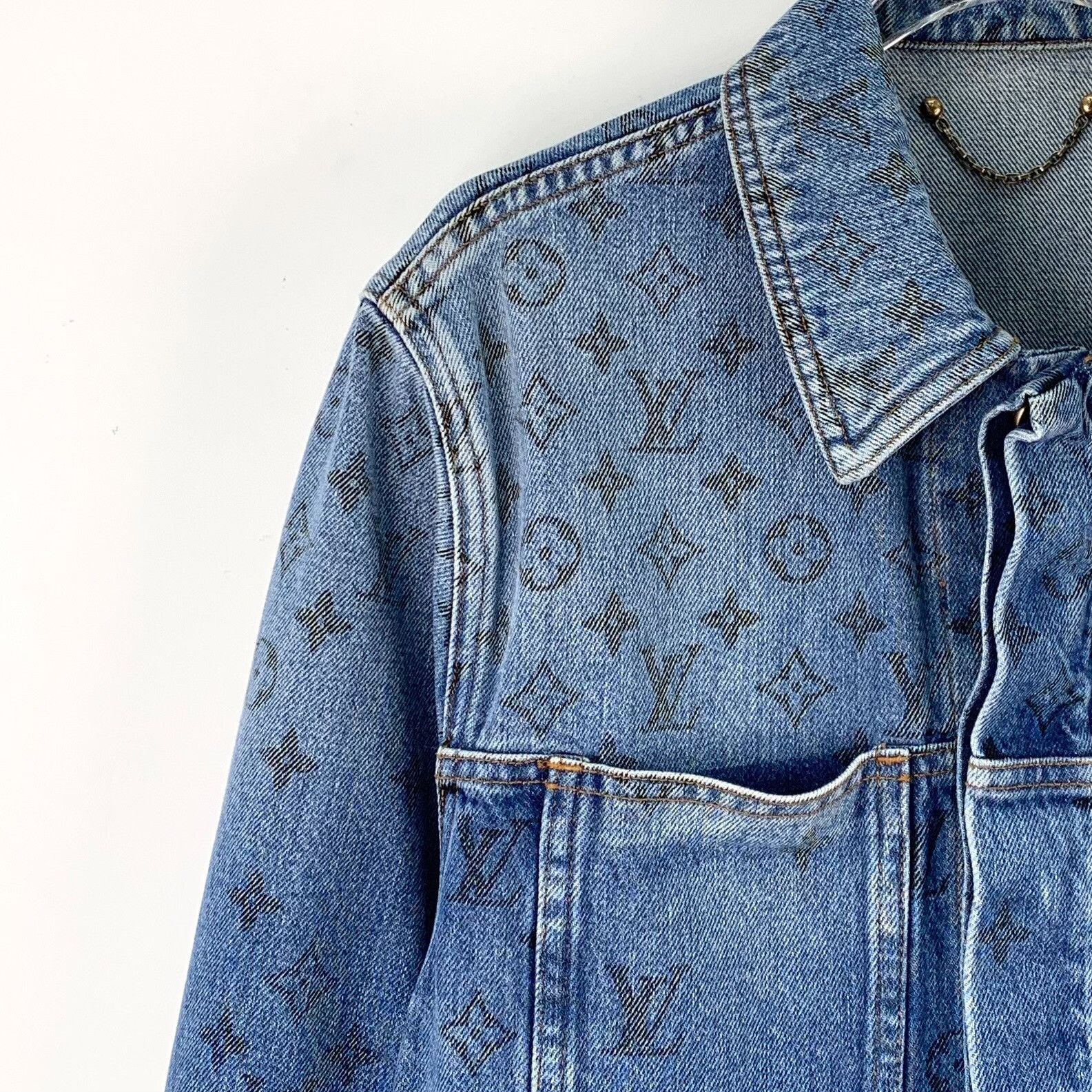 Louis Vuitton Louis Vuitton Blue Jacket XS Women Size XS / US 0-2 / IT 36-38 - 3 Thumbnail