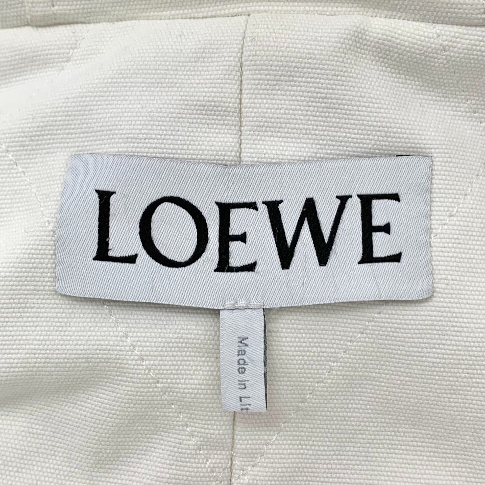 Loewe Loewe Cotton Plaid White Jacket L Women Size L / US 10 / IT 46 - 6 Thumbnail