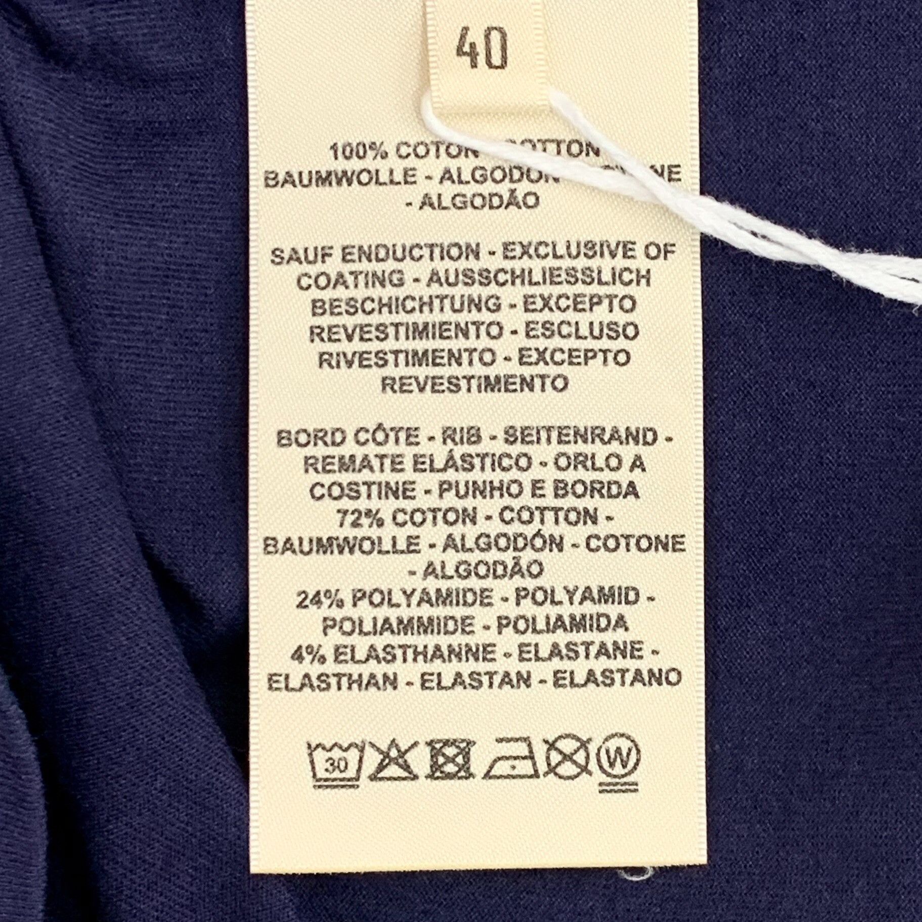 Hermes Hermes Printed Cotton Blue T-Shirt L Women Size L / US 10 / IT 46 - 7 Thumbnail