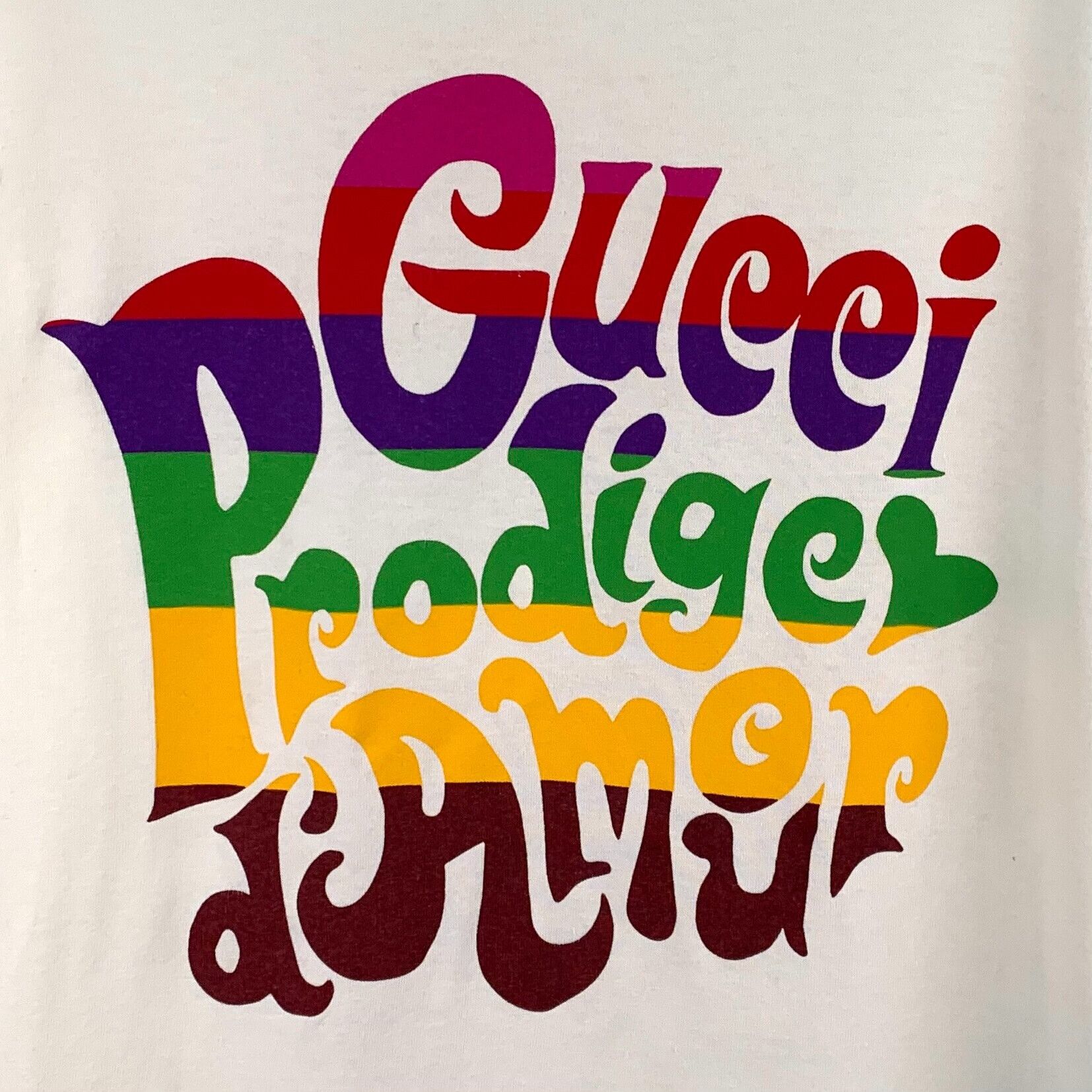 Gucci Gucci Retro Printed White T-Shirt S Women Size S / US 4 / IT 40 - 4 Thumbnail