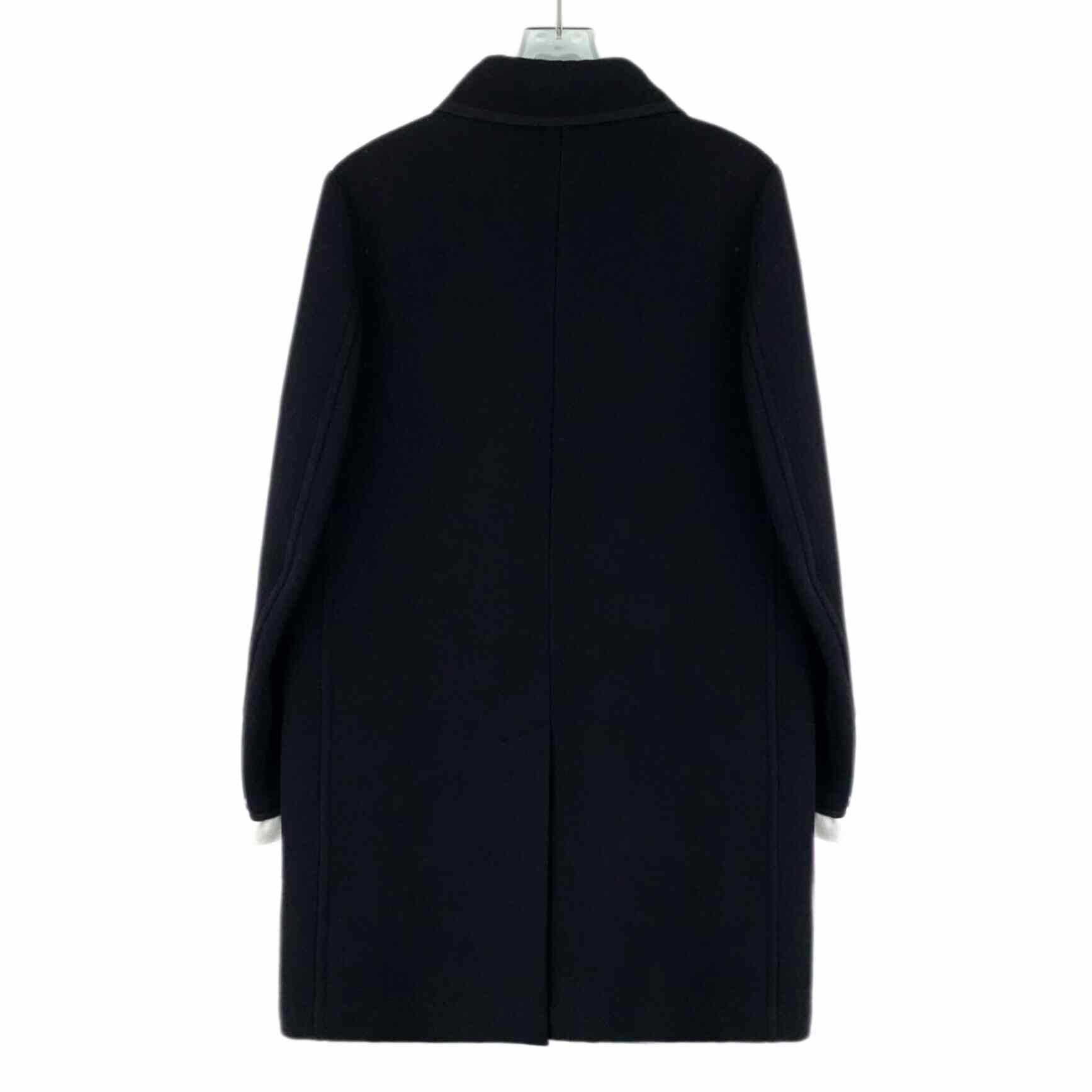 Miu Miu Miu Miu Cotton Black Coat L Women Size L / US 10 / IT 46 - 2 Thumbnail