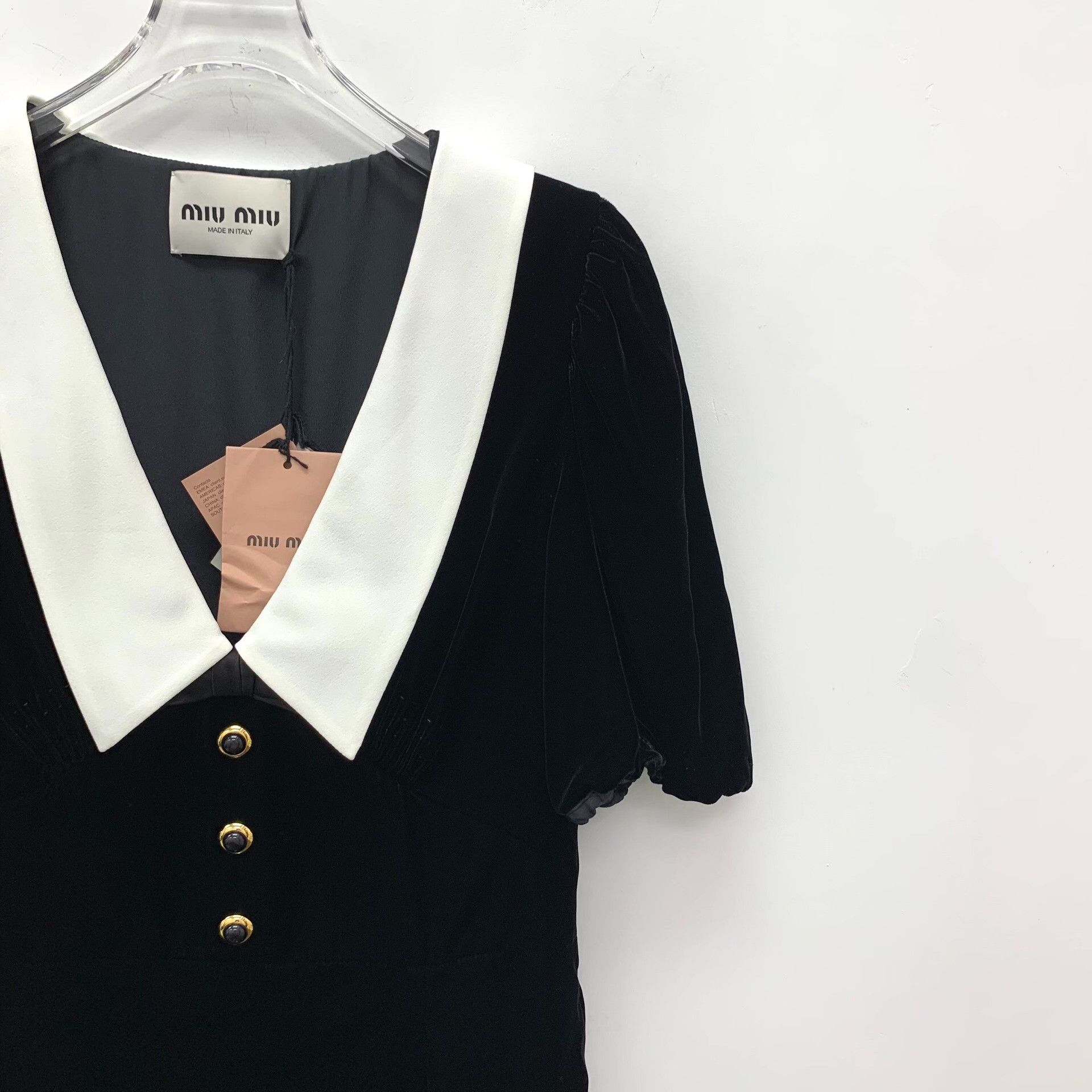 Miu Miu Miu Miu Black Dress 22 Women Size XS / US 0-2 / IT 36-38 - 3 Thumbnail