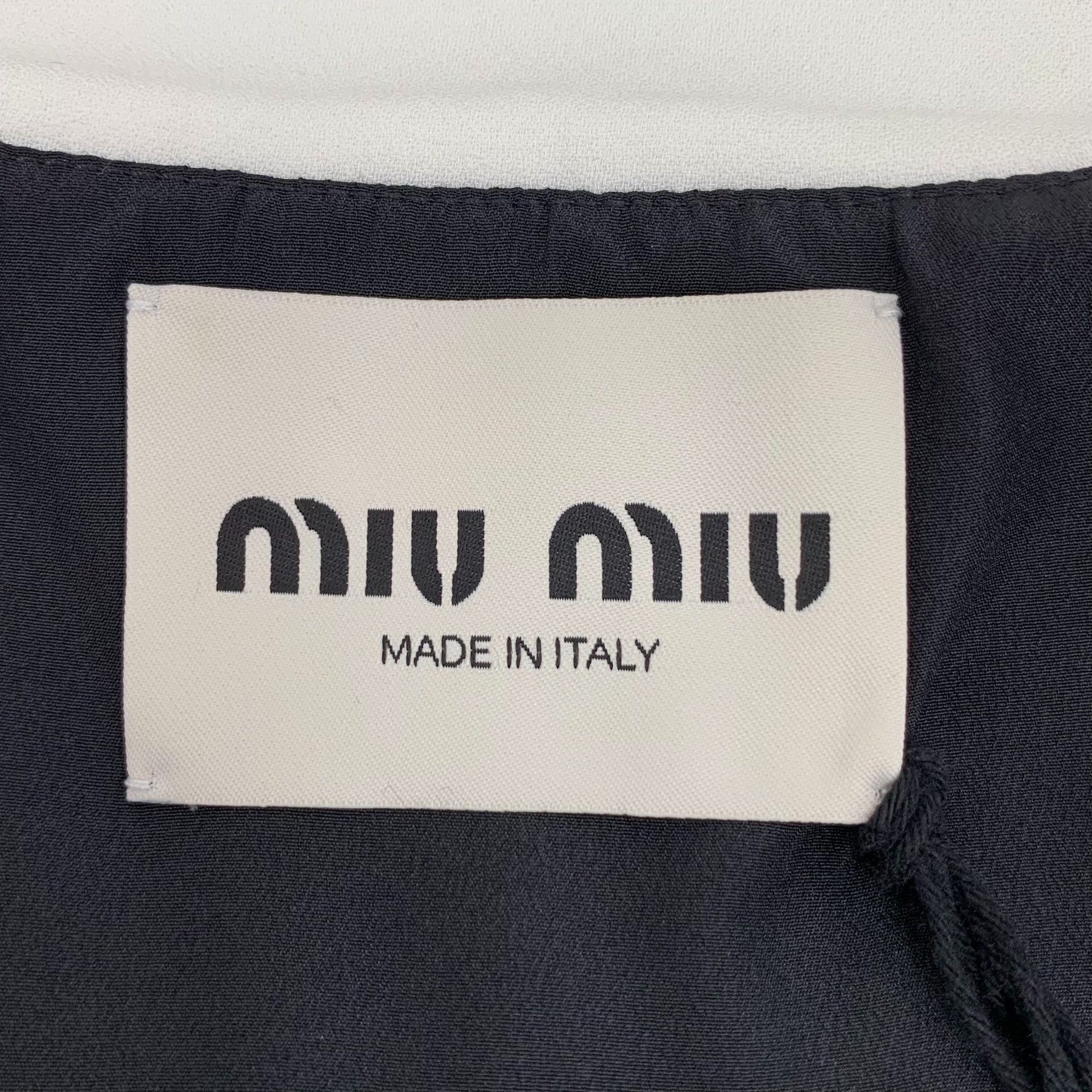 Miu Miu Miu Miu Black Dress 22 Women Size XS / US 0-2 / IT 36-38 - 5 Thumbnail
