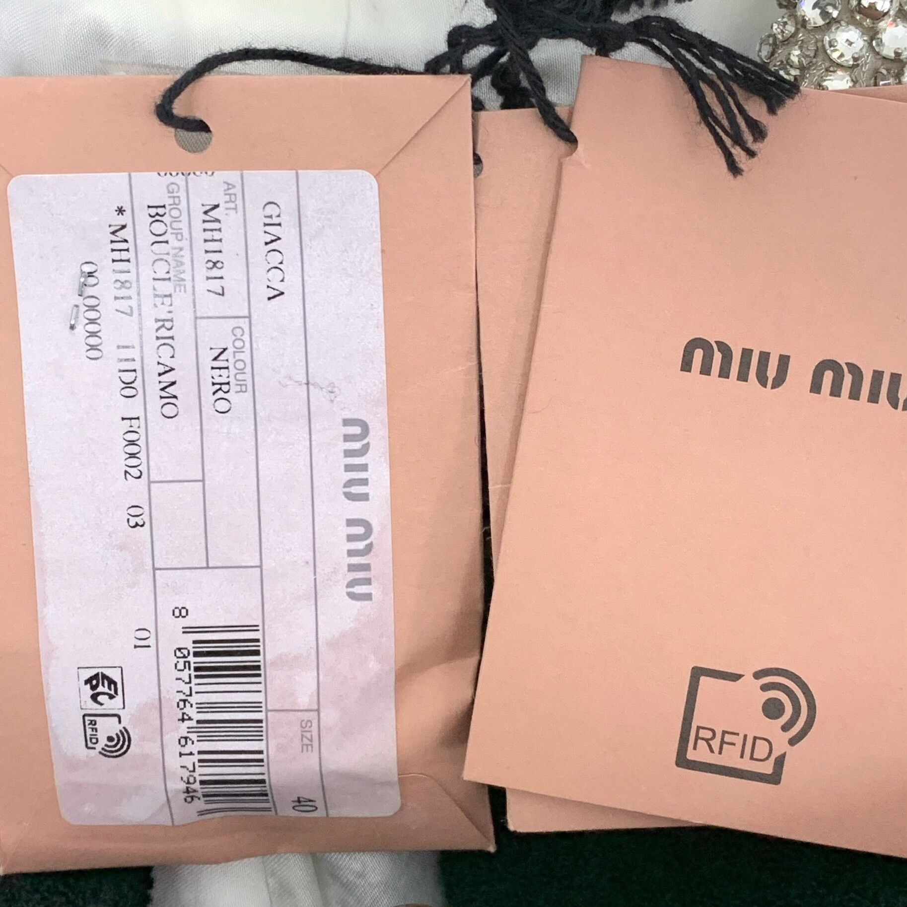 Miu Miu Miu Miu Wool Black Jacket L Women Size L / US 10 / IT 46 - 8 Thumbnail